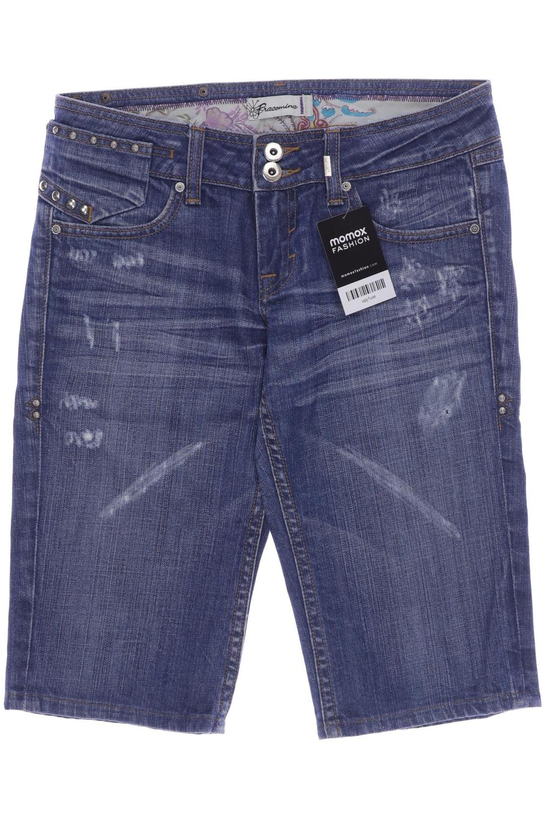 

Fracomina Damen Shorts, blau, Gr. 44