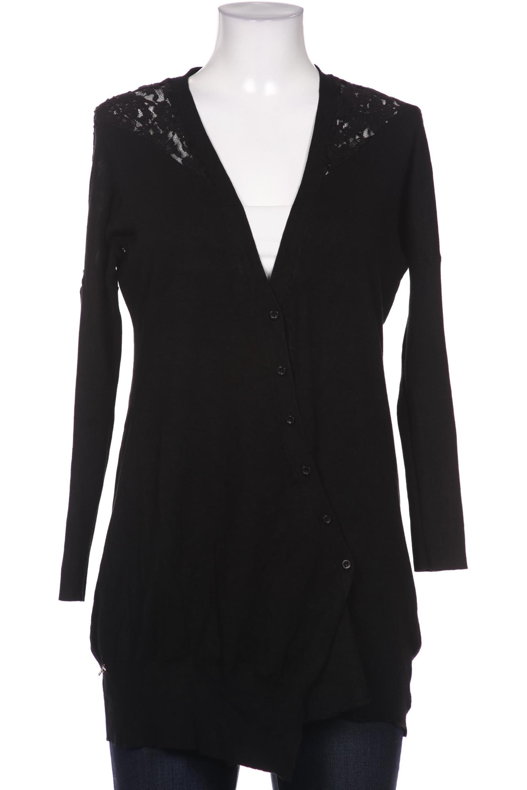 

Fracomina Damen Strickjacke, schwarz, Gr. 38