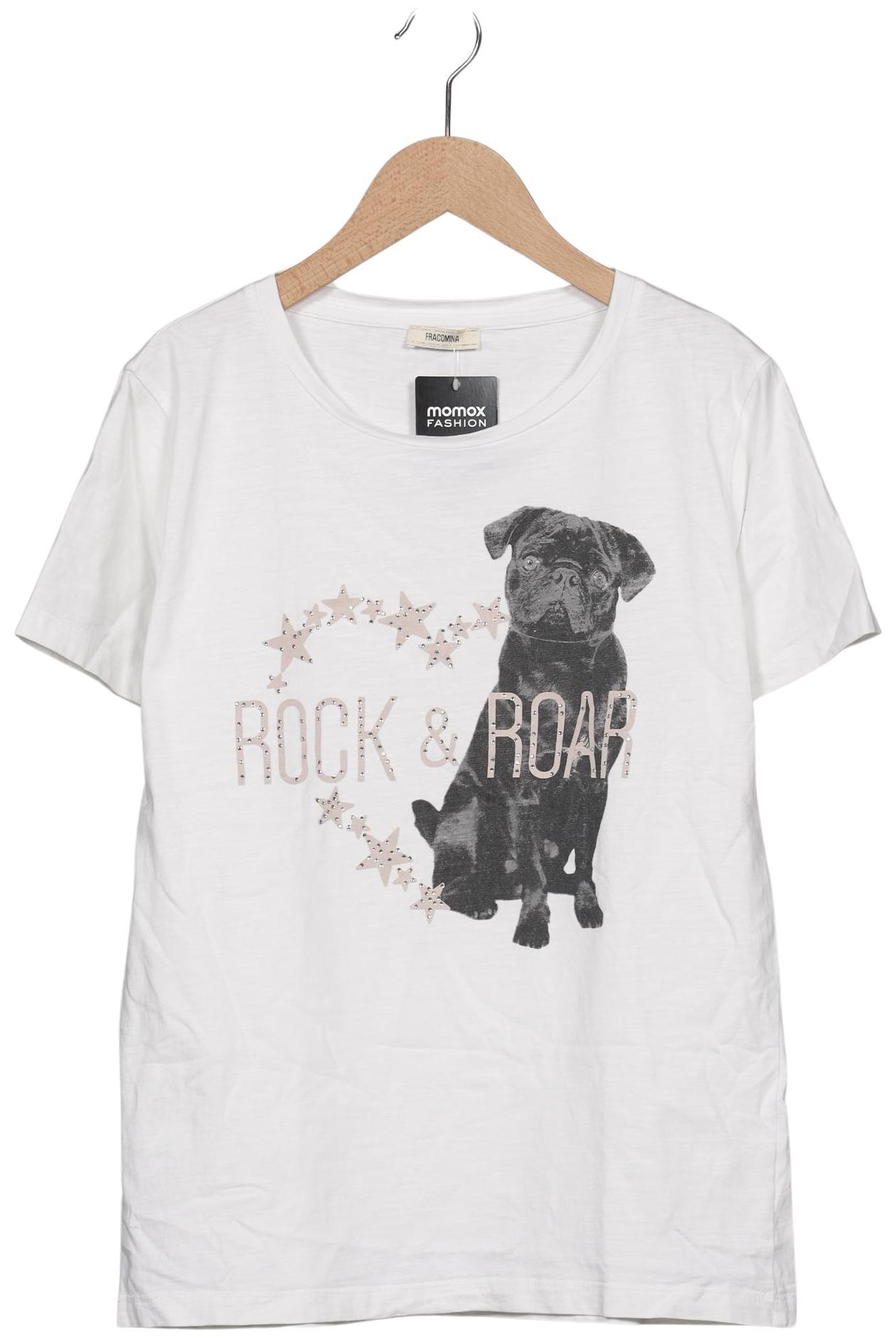 

Fracomina Damen T-Shirt, weiß, Gr. 38