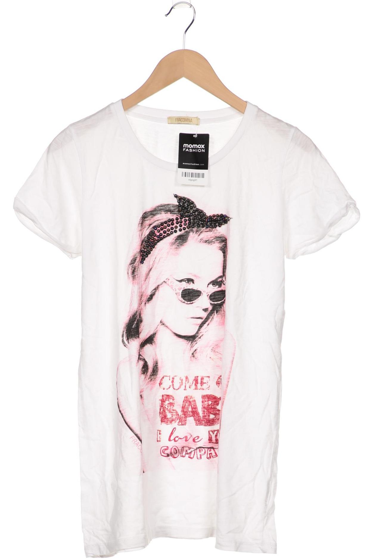 

Fracomina Damen T-Shirt, weiß