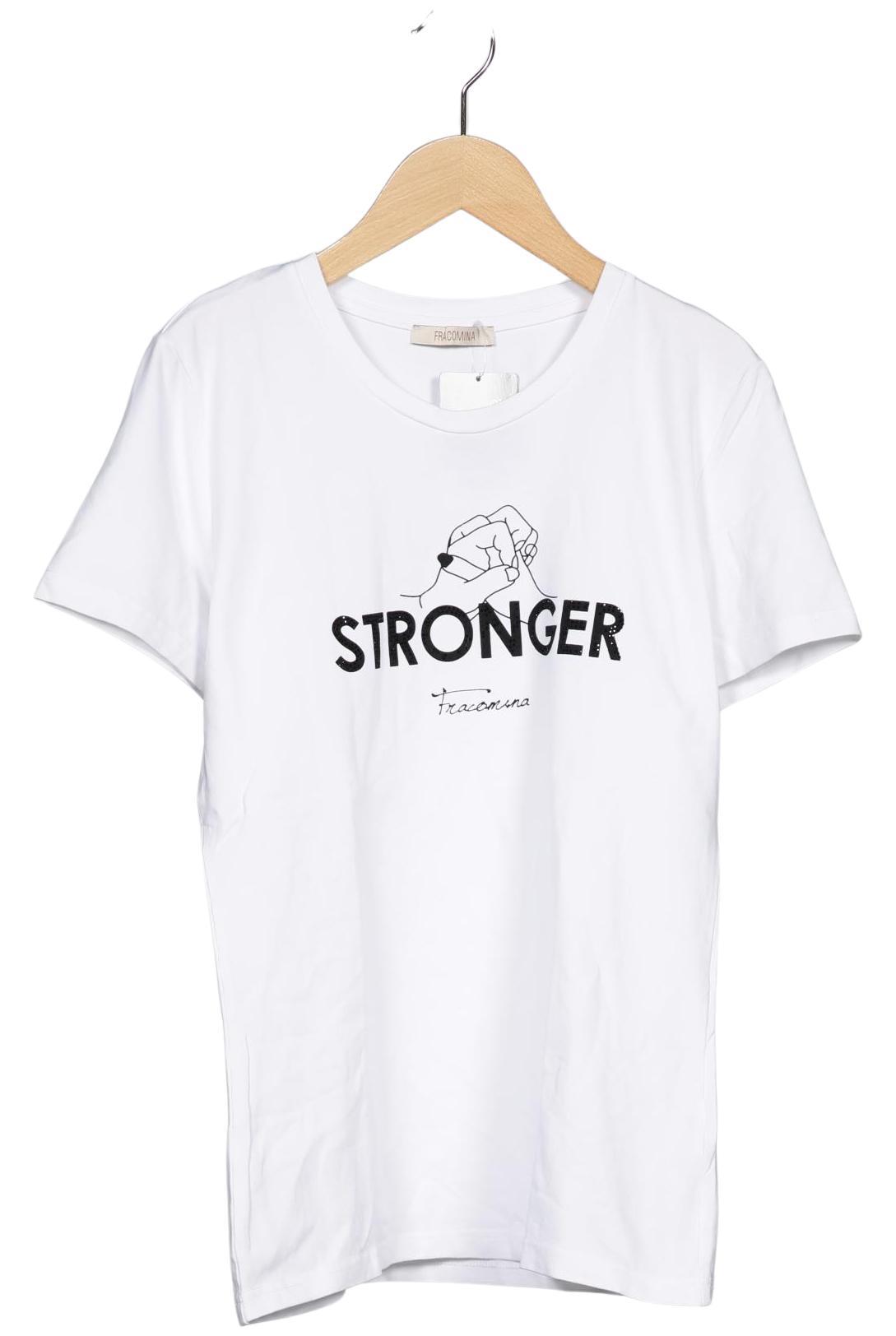 

Fracomina Damen T-Shirt, weiß, Gr. 44