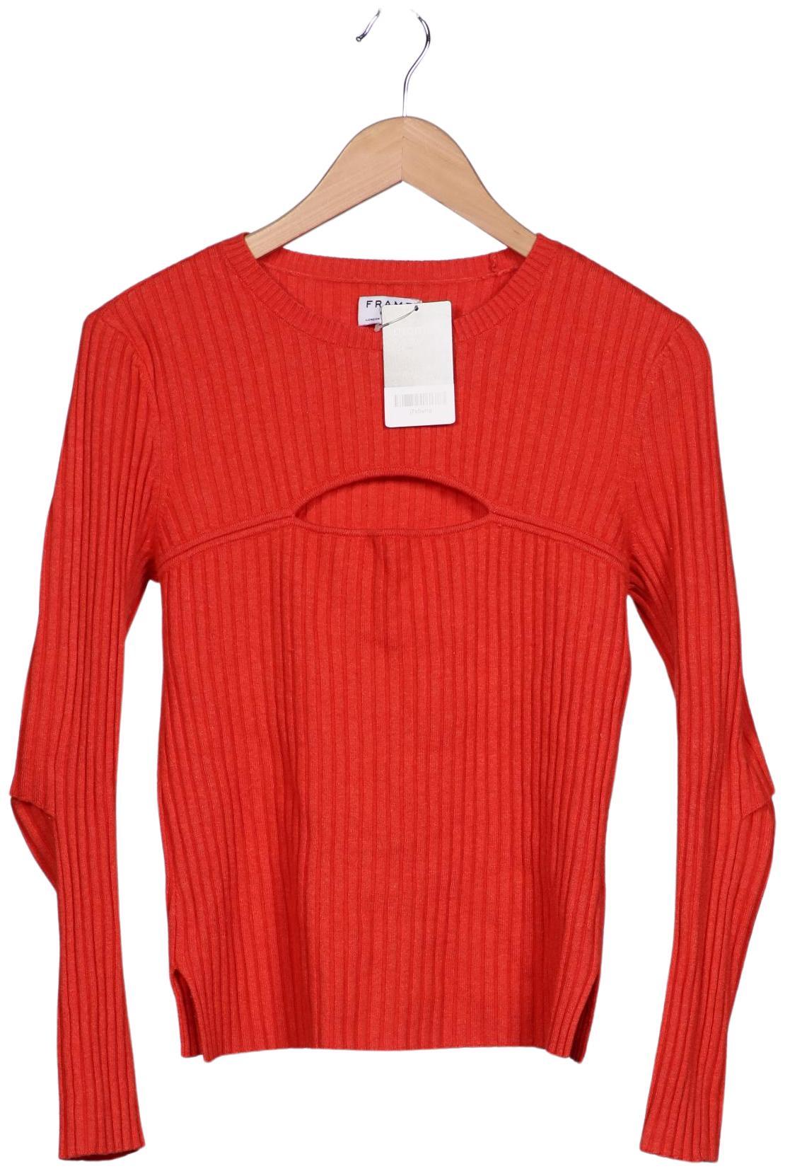 

Frame Damen Langarmshirt, rot, Gr. 38