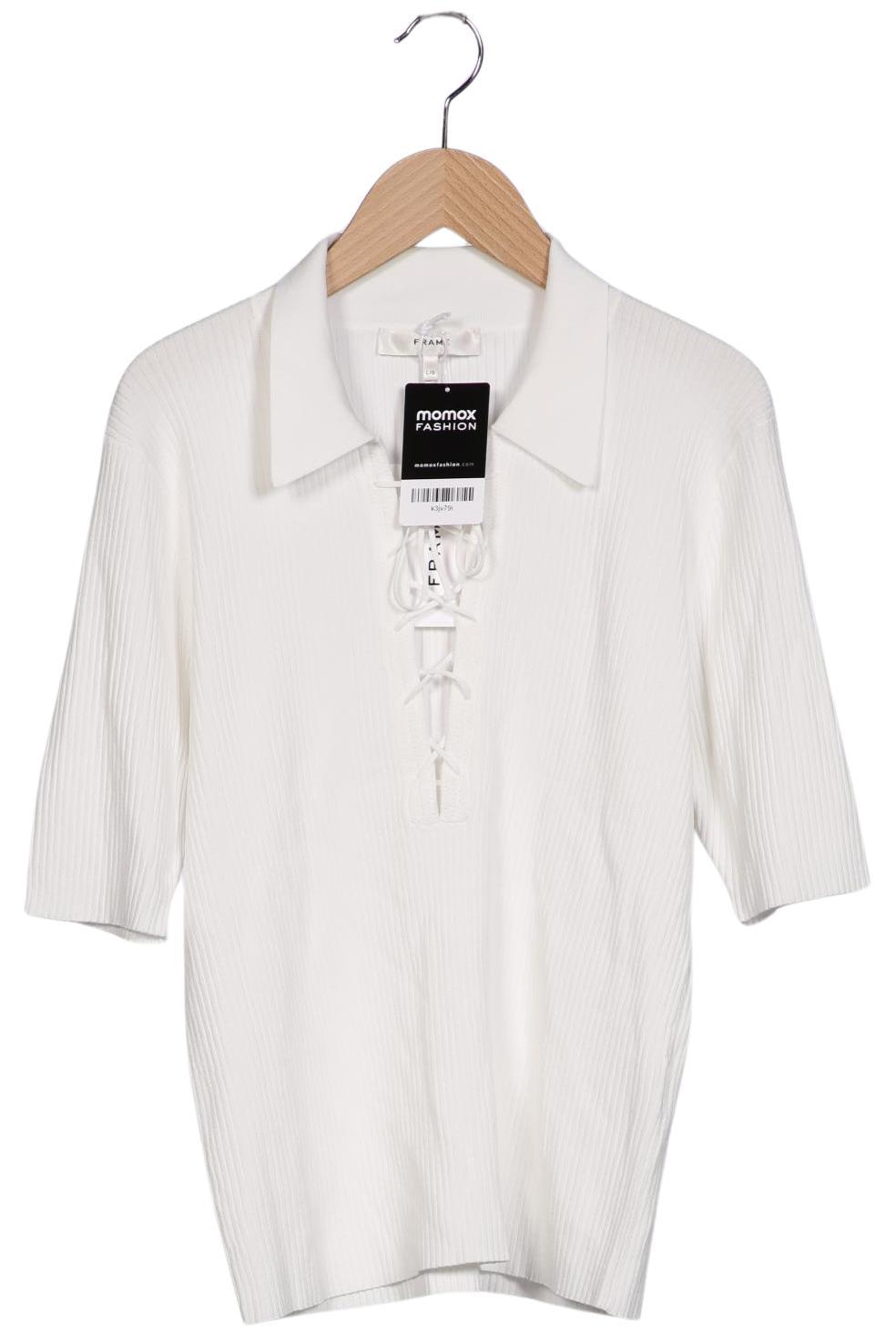 

Frame Damen Poloshirt, weiß, Gr. 42
