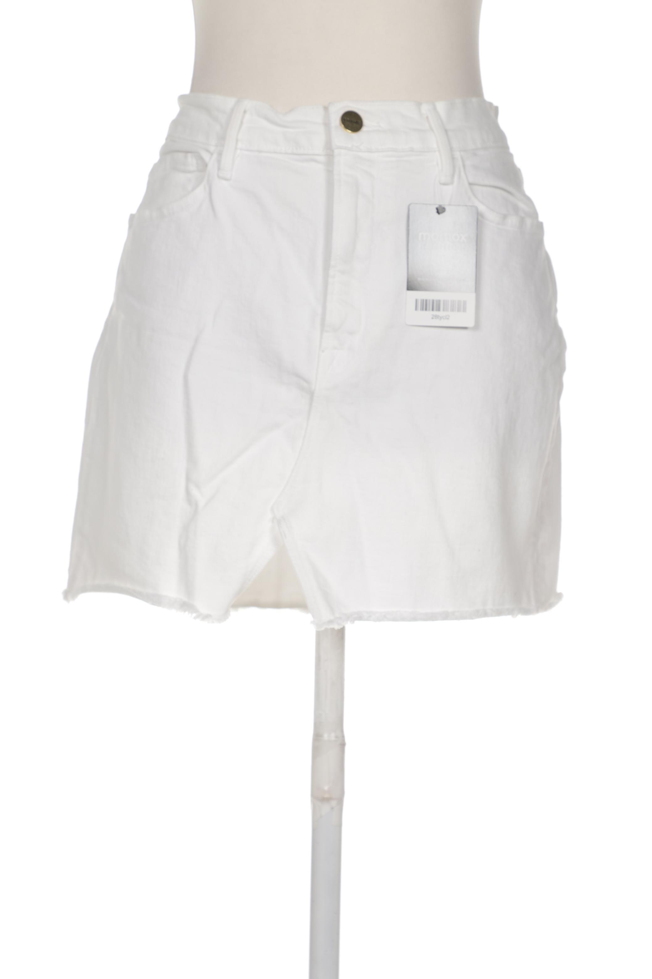 

FRAME DENIM Damen Rock, weiß