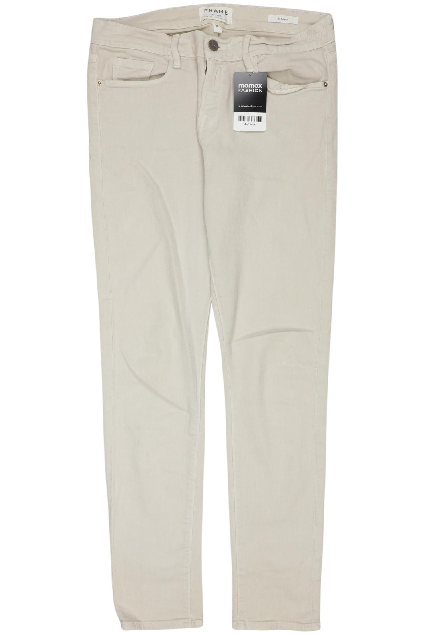 

Frame Denim Damen Jeans, beige, Gr. 28