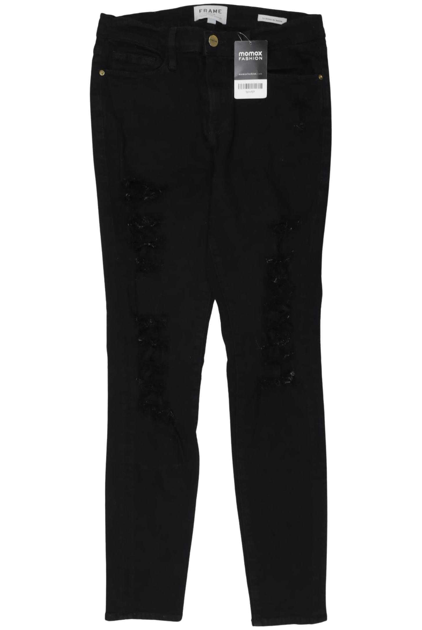 

Frame Denim Damen Jeans, schwarz, Gr. 28