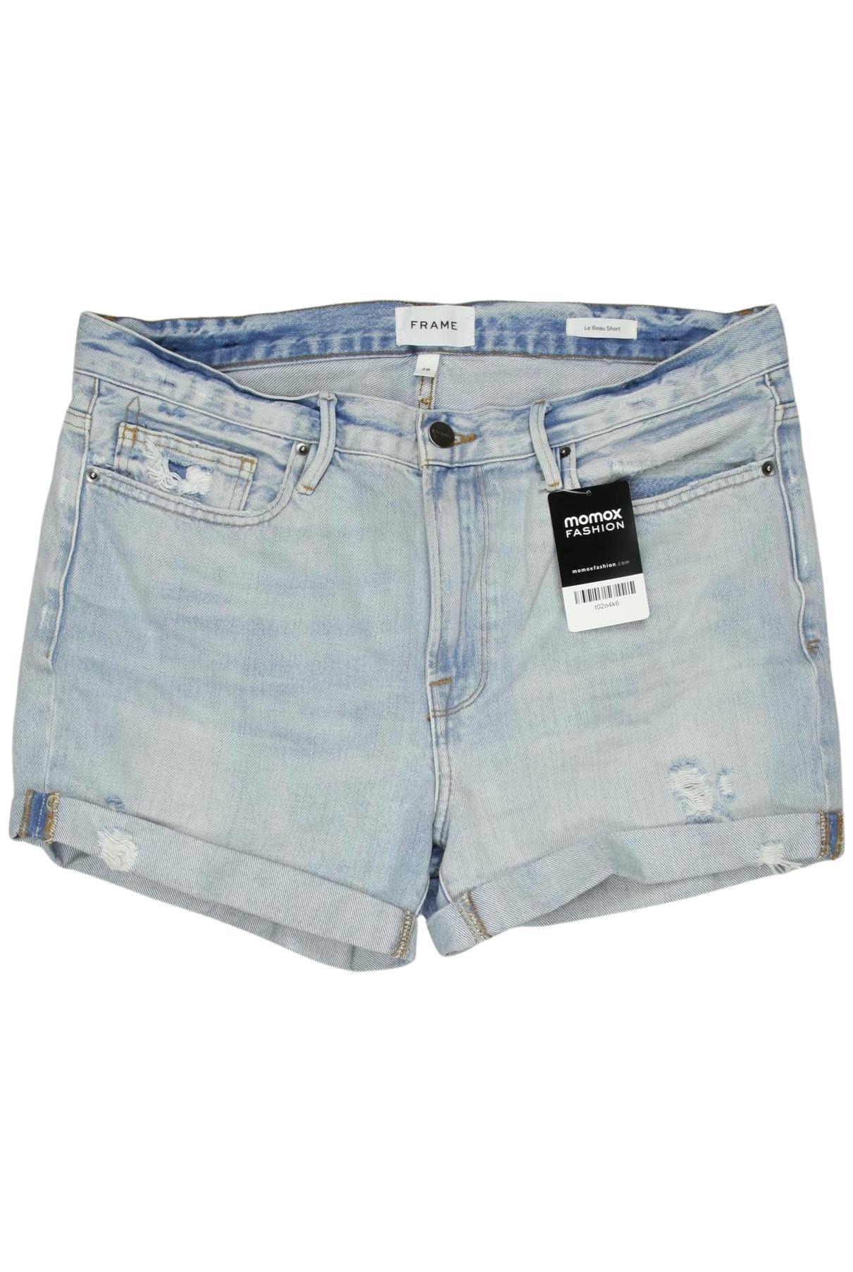 

Frame Denim Damen Shorts, hellblau, Gr. 28