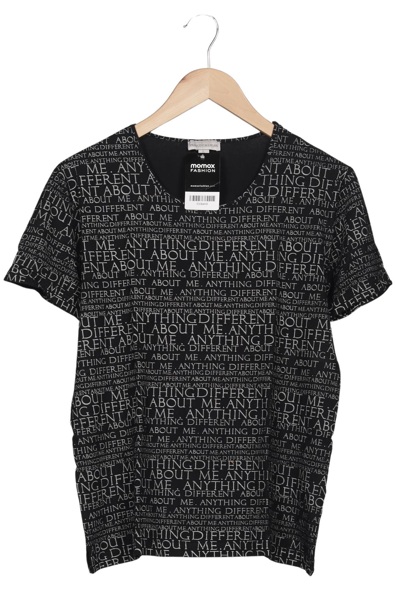 

Franco Callegari Damen T-Shirt, schwarz, Gr. 36