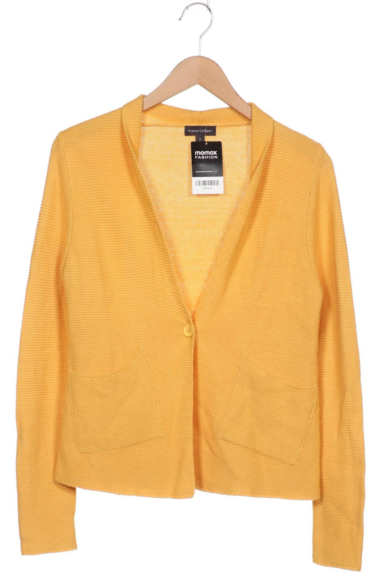 

Franco Callegari Damen Strickjacke, gelb, Gr. 36