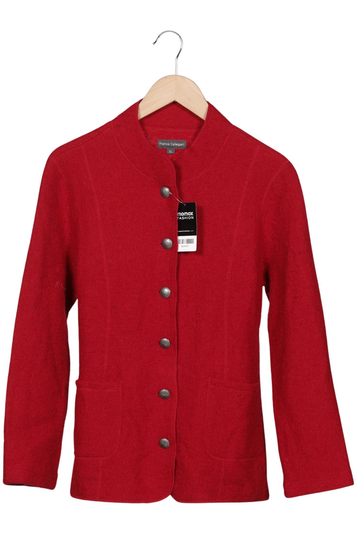 

Franco Callegari Damen Strickjacke, rot, Gr. 44