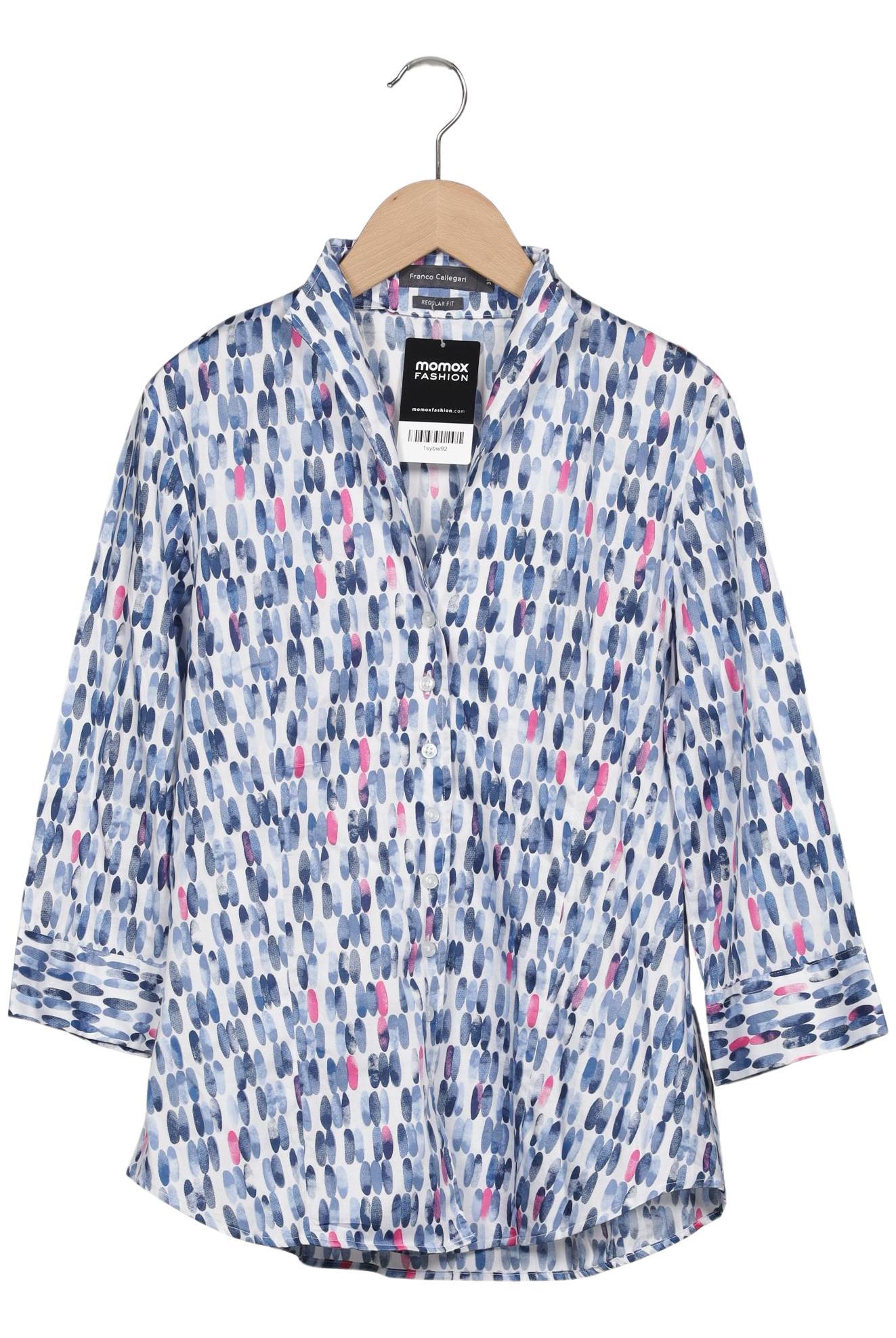 

Franco Callegari Damen Bluse, blau, Gr. 38