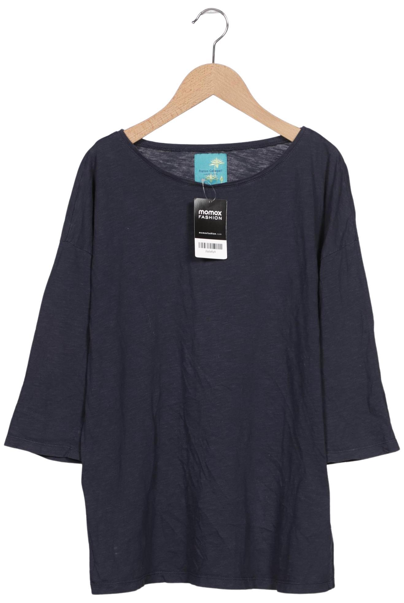 

Franco Callegari Damen T-Shirt, marineblau, Gr. 42