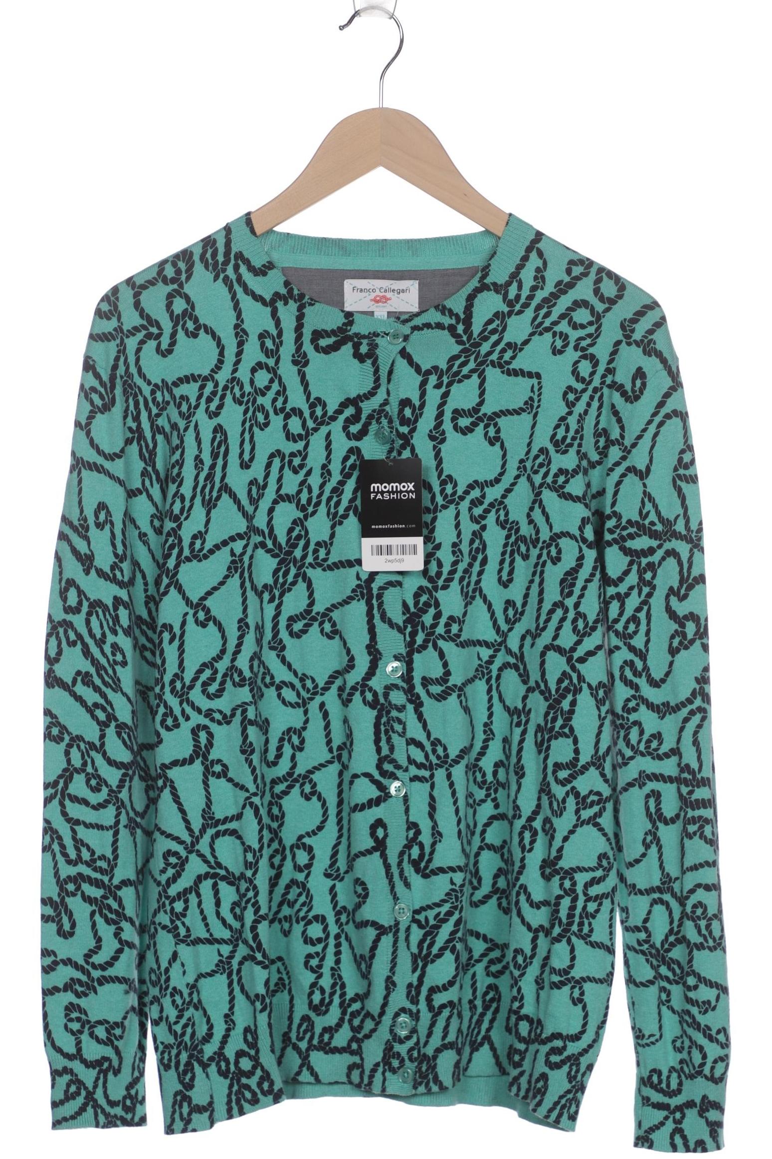 

Franco Callegari Damen Strickjacke, grün, Gr. 46