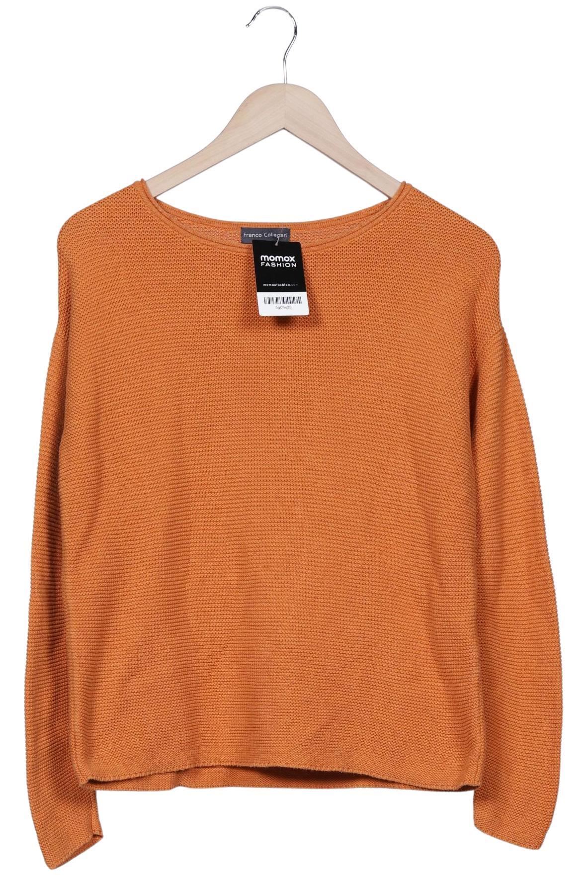 

Franco Callegari Damen Pullover, orange, Gr. 36