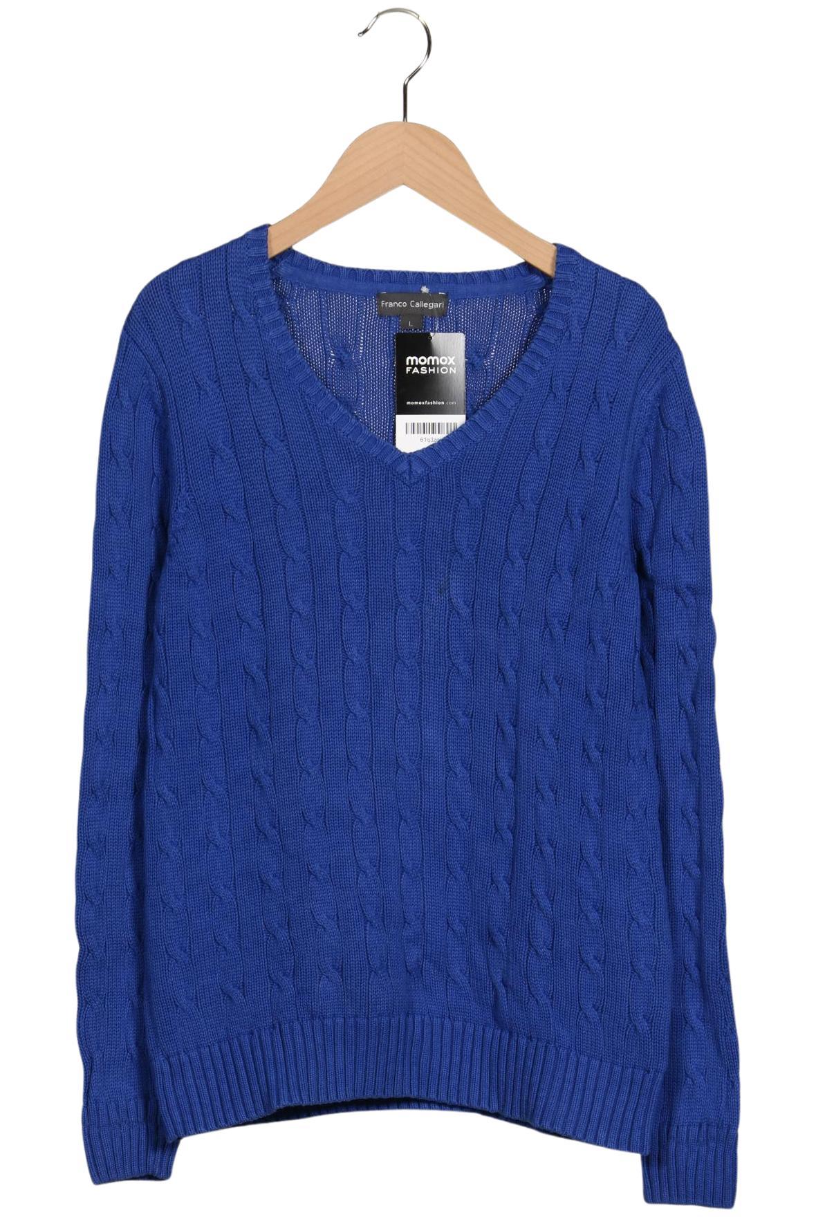 

Franco Callegari Damen Pullover, blau, Gr. 42