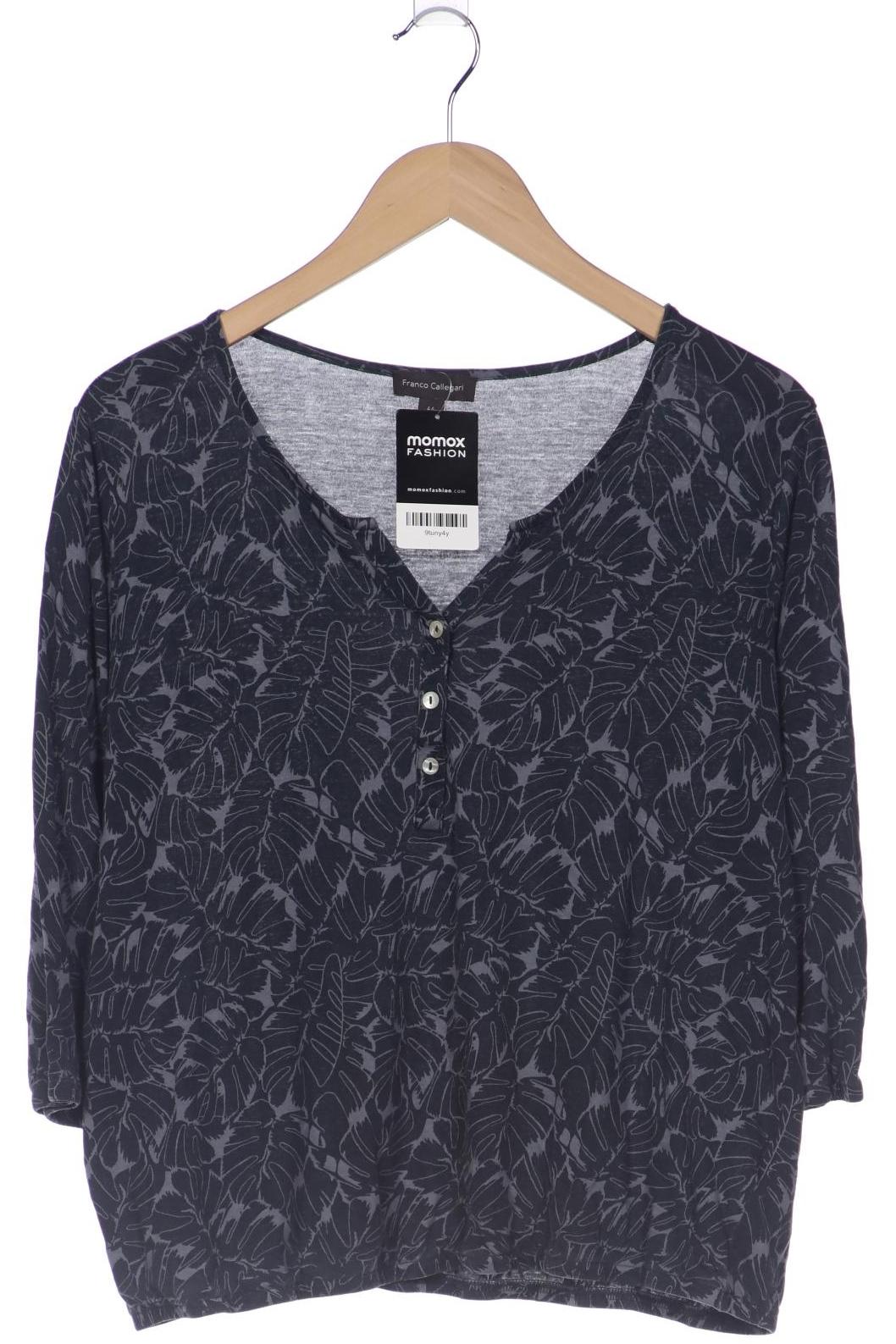 

Franco Callegari Damen Langarmshirt, marineblau, Gr. 44