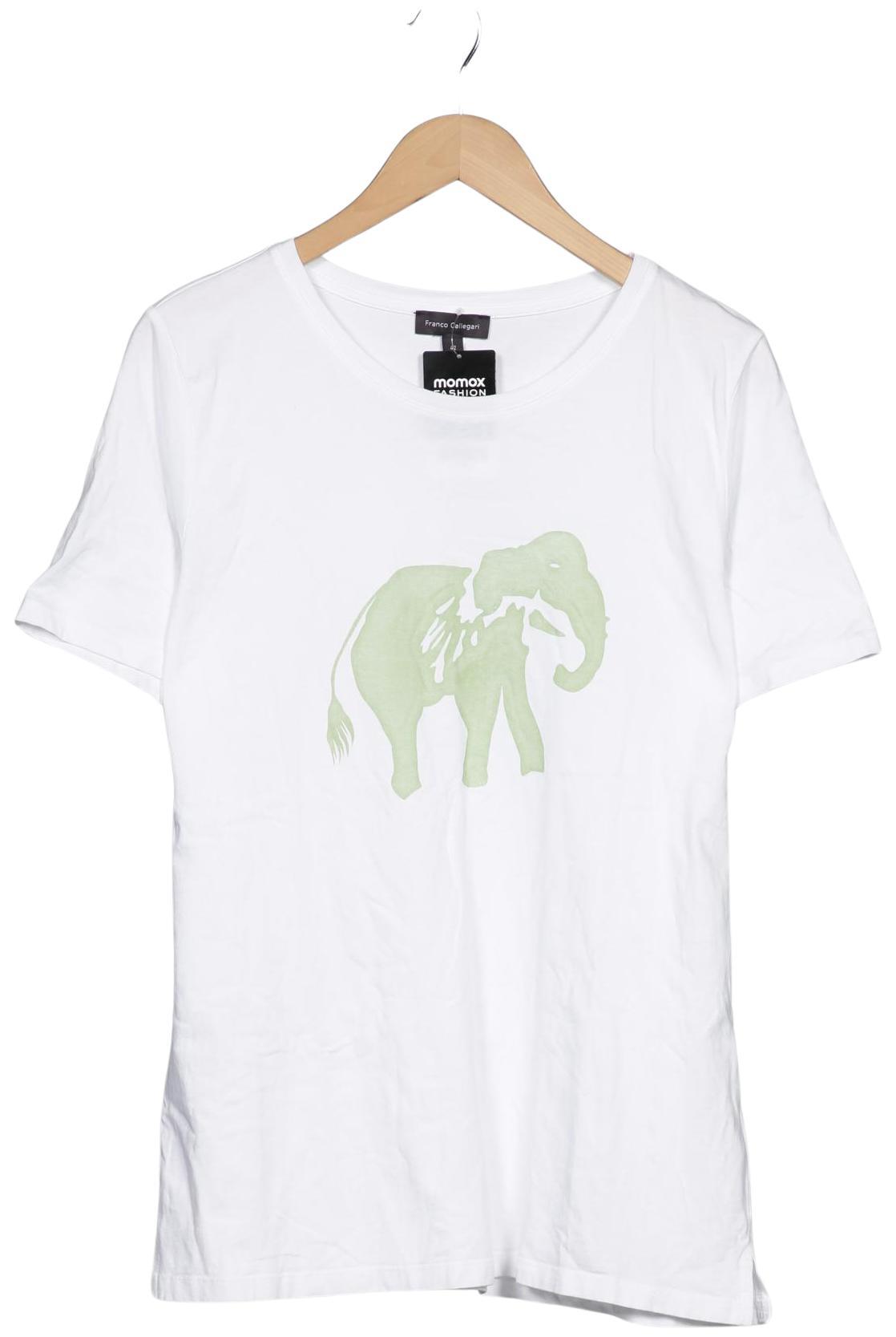

Franco Callegari Damen T-Shirt, weiß, Gr. 42