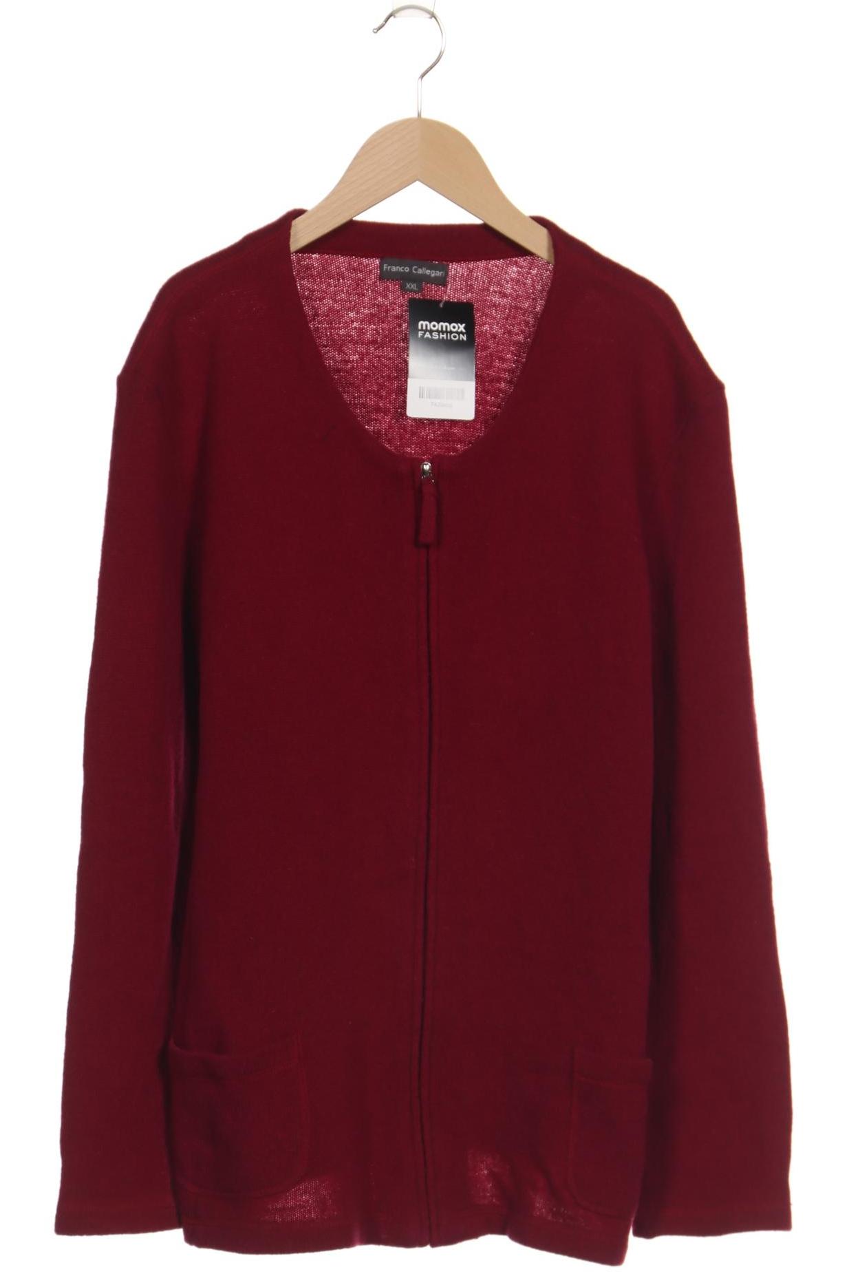 

Franco Callegari Damen Strickjacke, bordeaux, Gr. 46