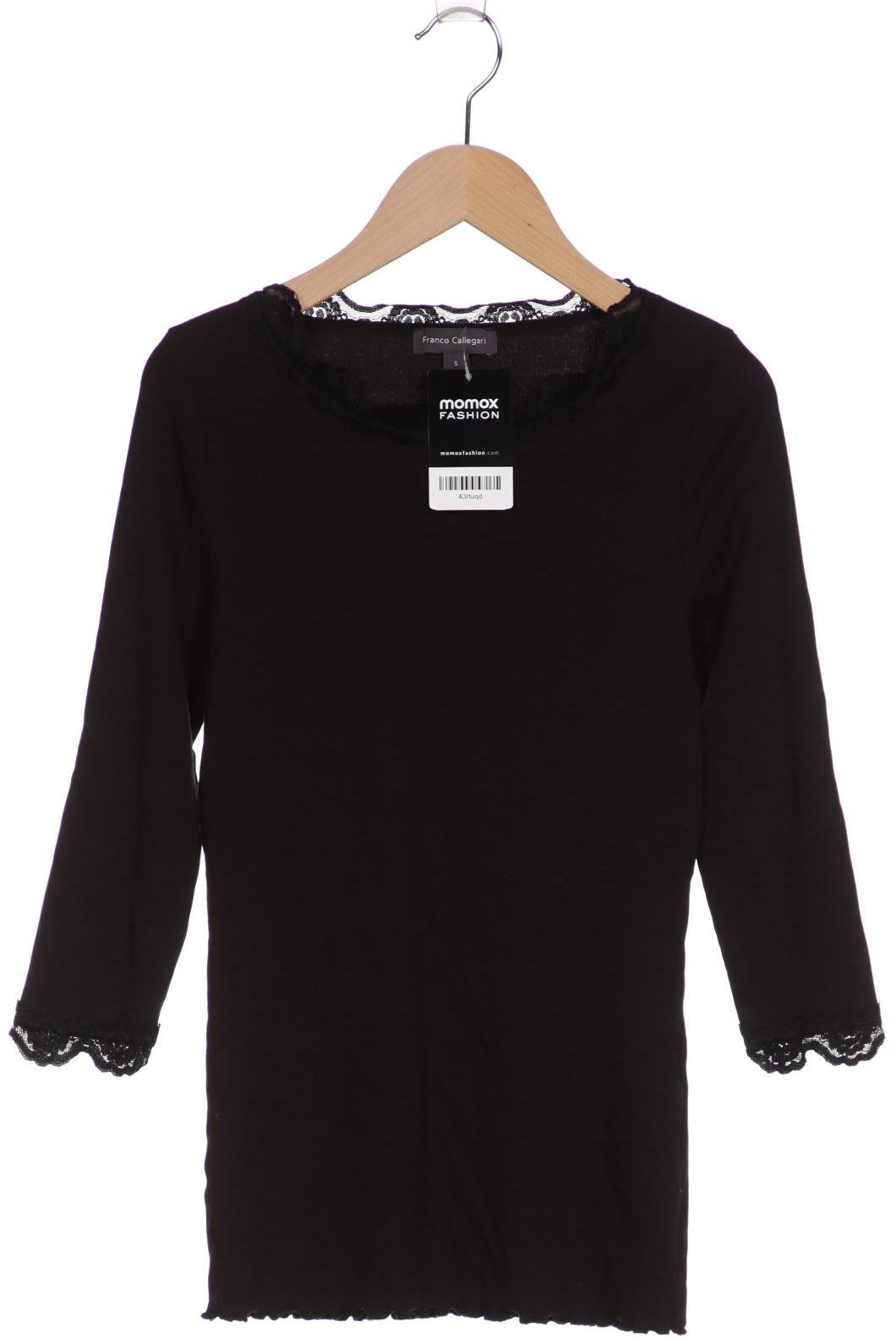 

Franco Callegari Damen Langarmshirt, schwarz, Gr. 36