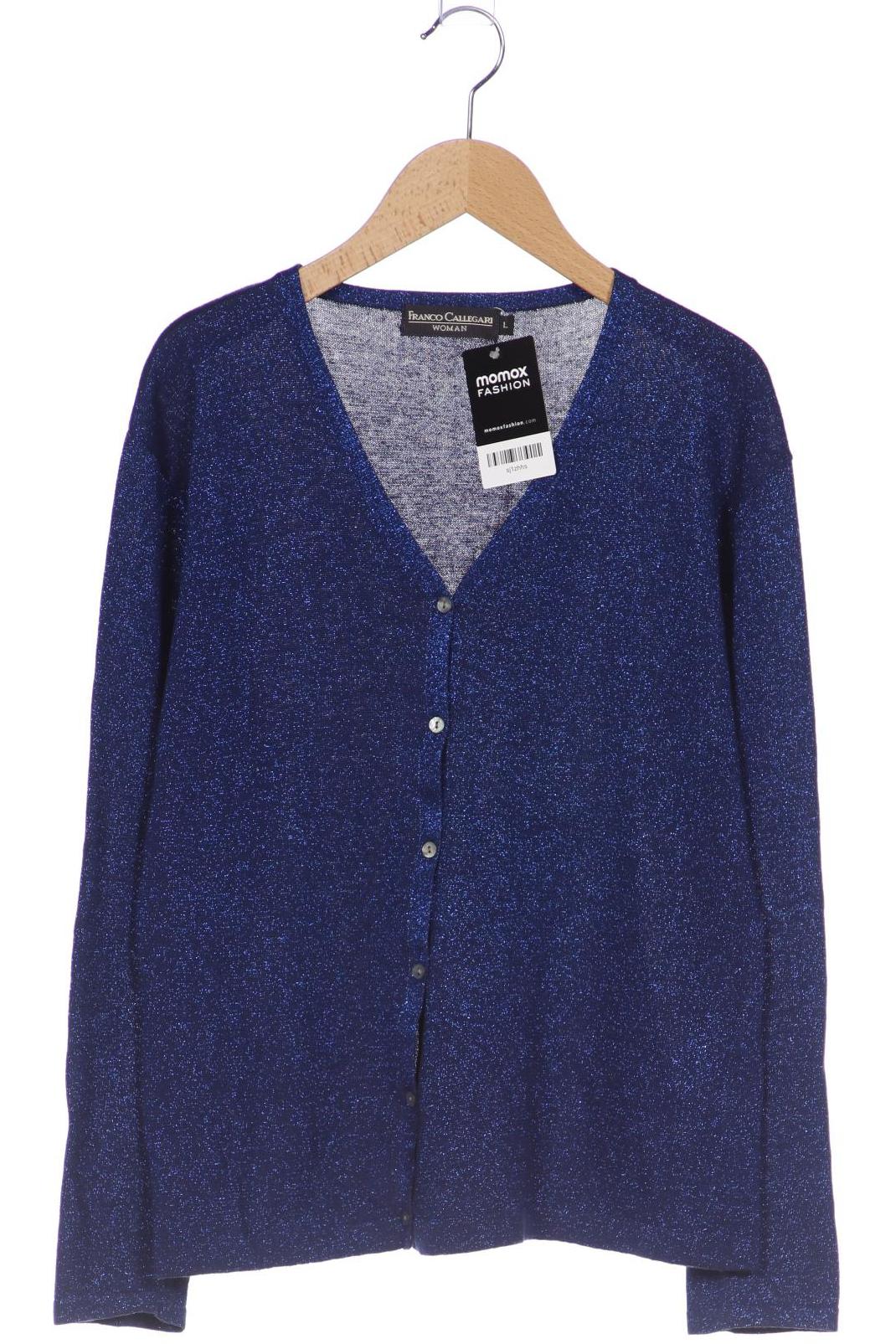 

Franco Callegari Damen Strickjacke, marineblau, Gr. 42
