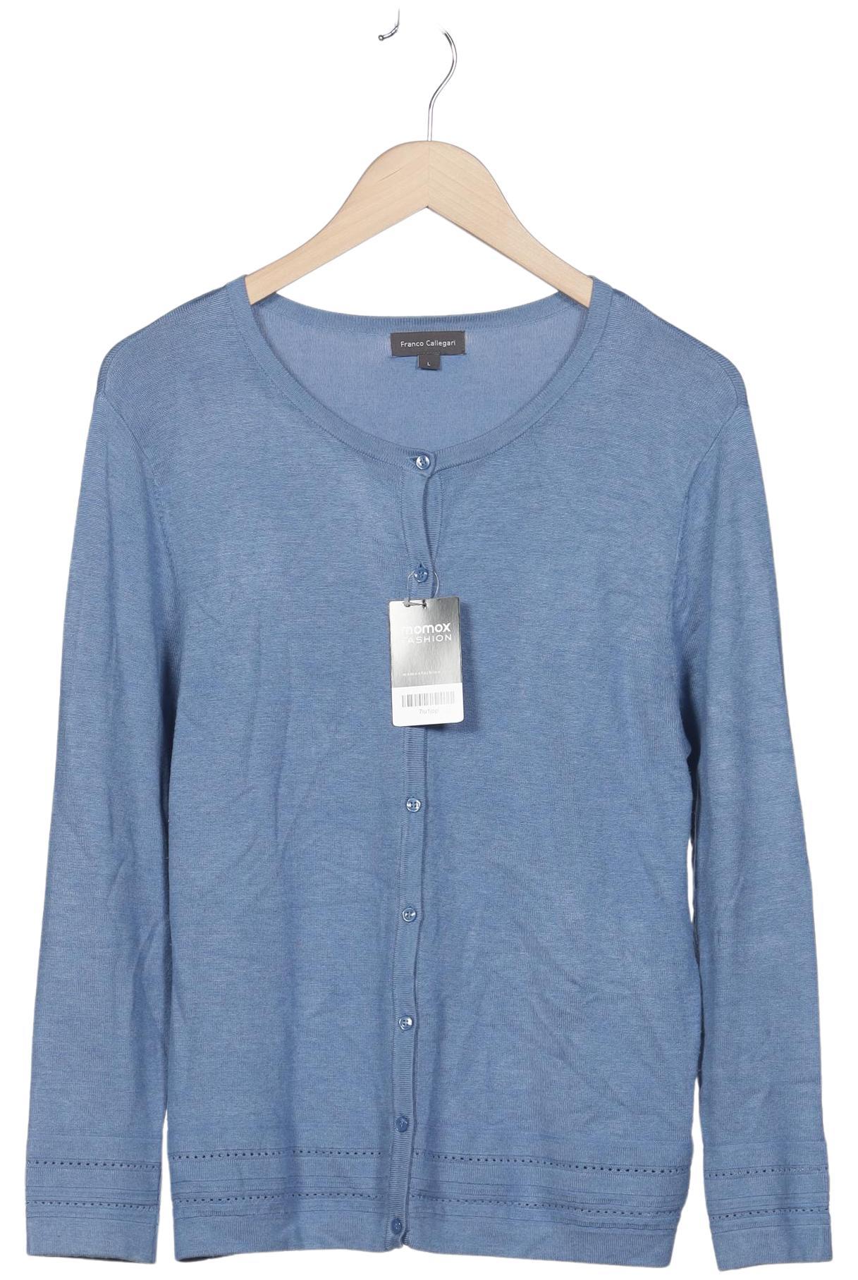 

Franco Callegari Damen Strickjacke, hellblau, Gr. 42