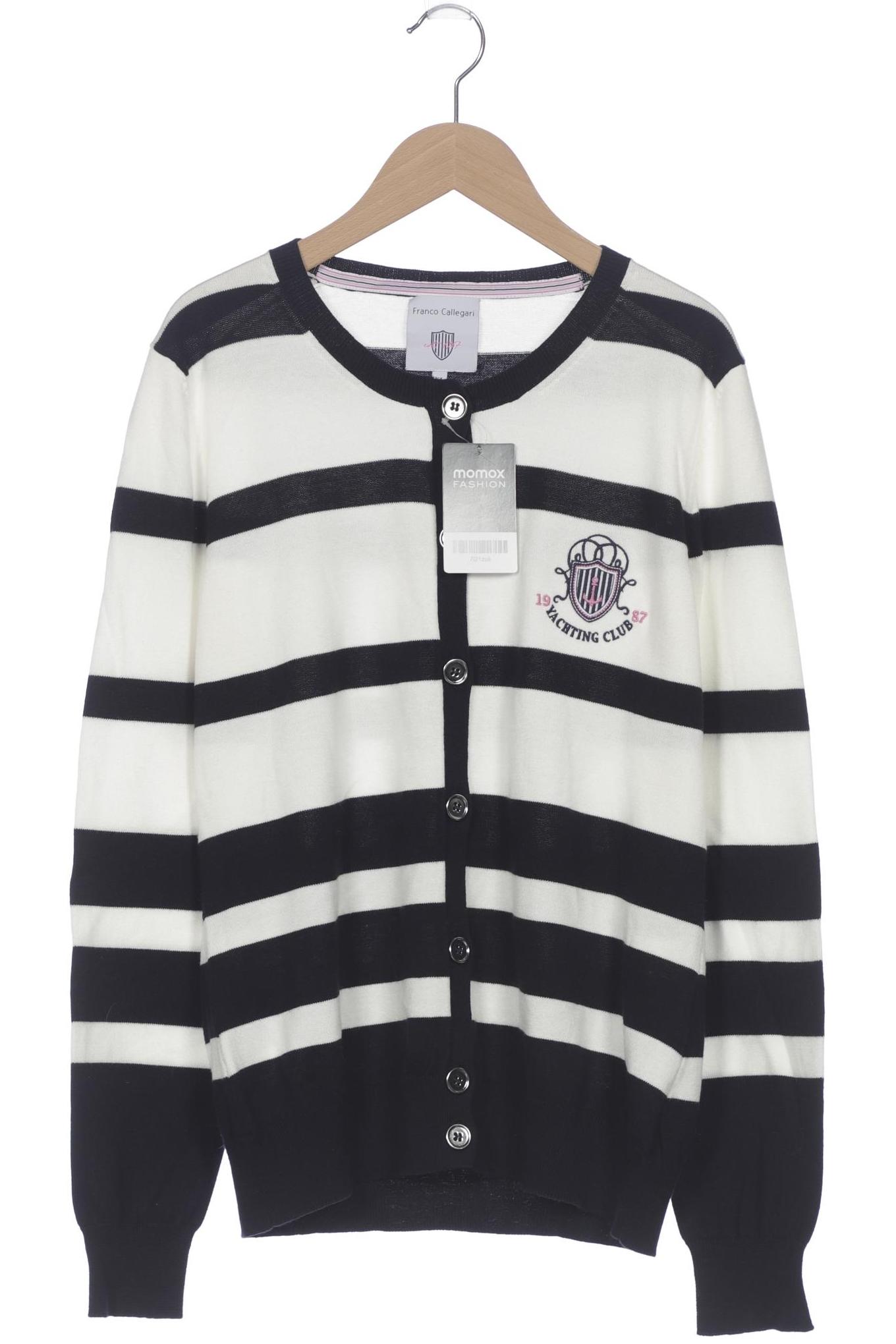 

Franco Callegari Damen Strickjacke, weiß, Gr. 44
