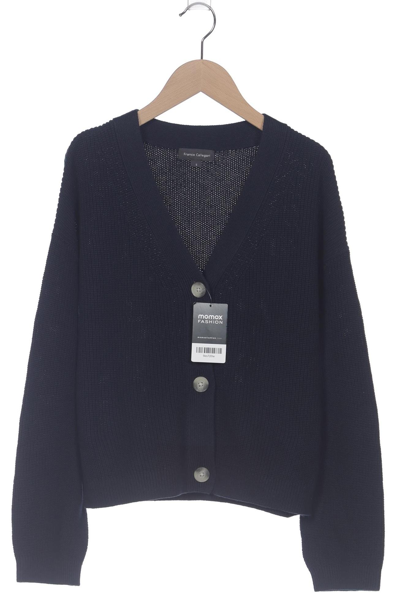 

Franco Callegari Damen Strickjacke, marineblau, Gr. 36