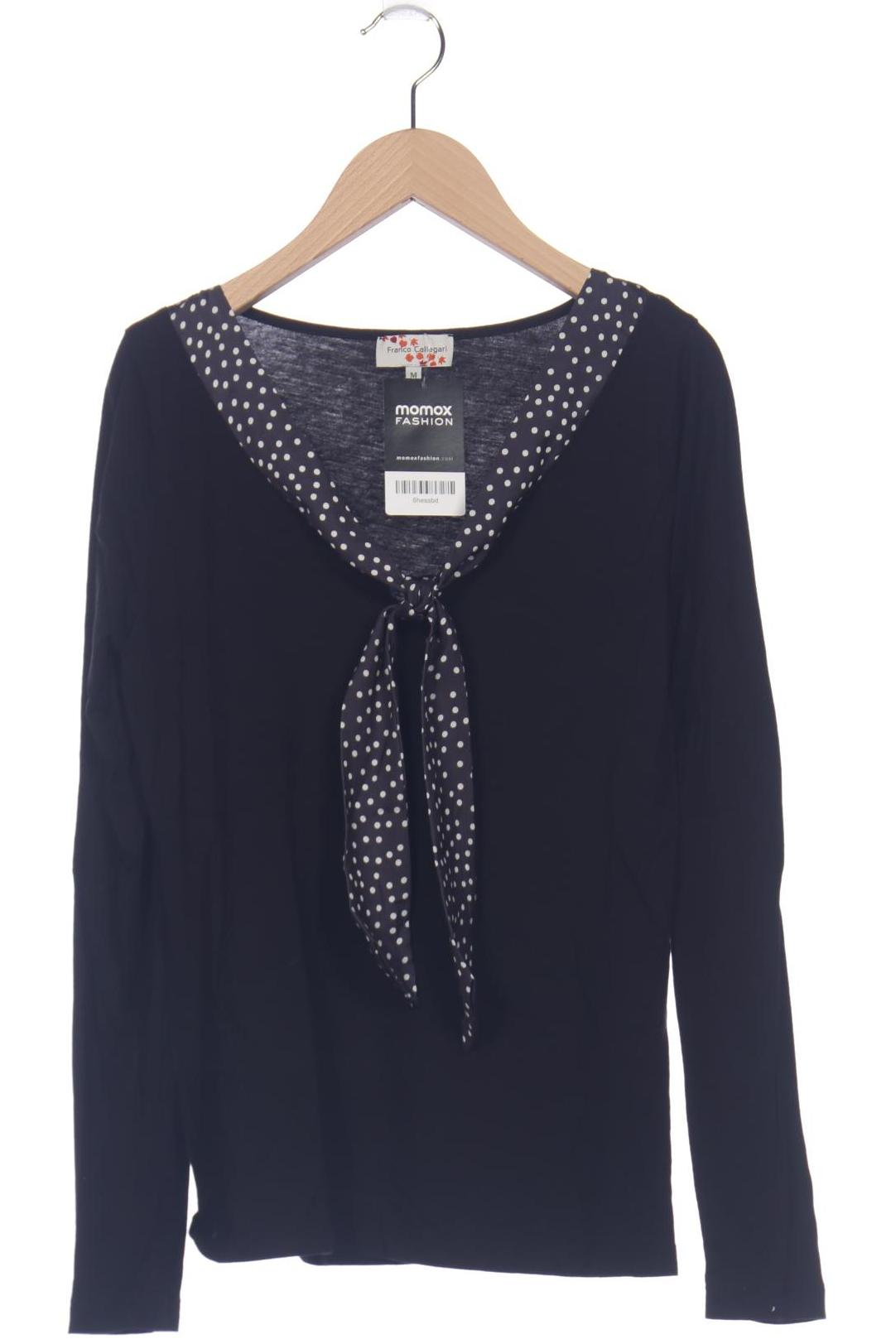 

Franco Callegari Damen Langarmshirt, schwarz, Gr. 38