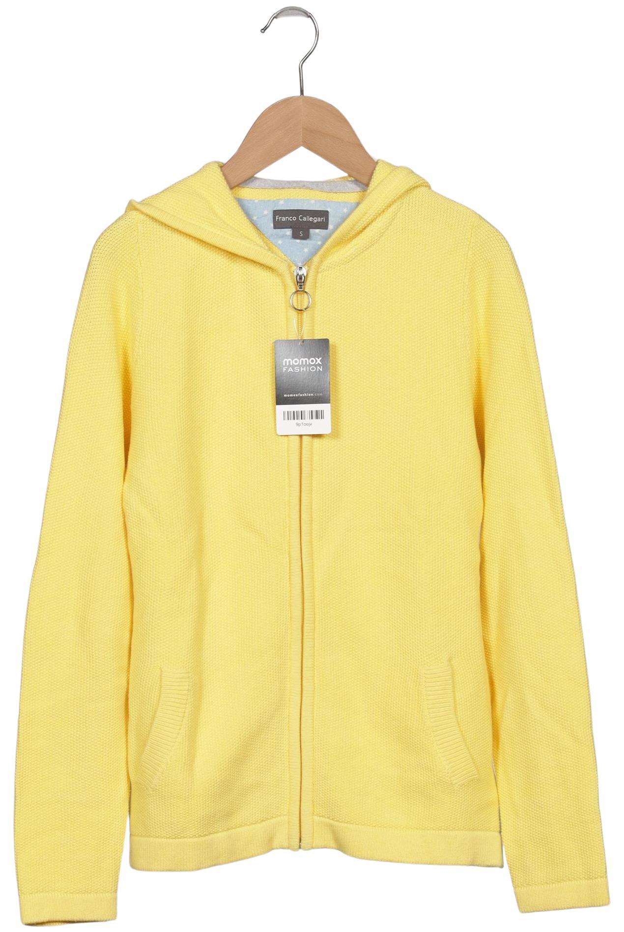 

Franco Callegari Damen Strickjacke, gelb, Gr. 36