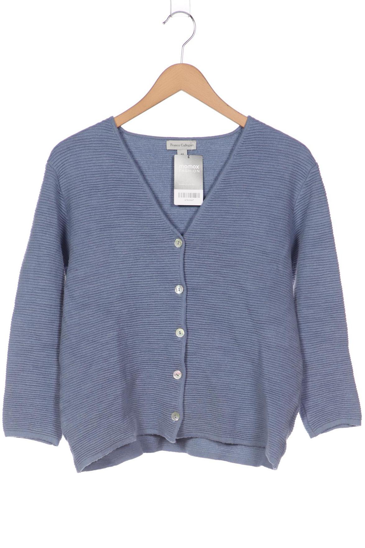 

Franco Callegari Damen Strickjacke, blau, Gr. 44