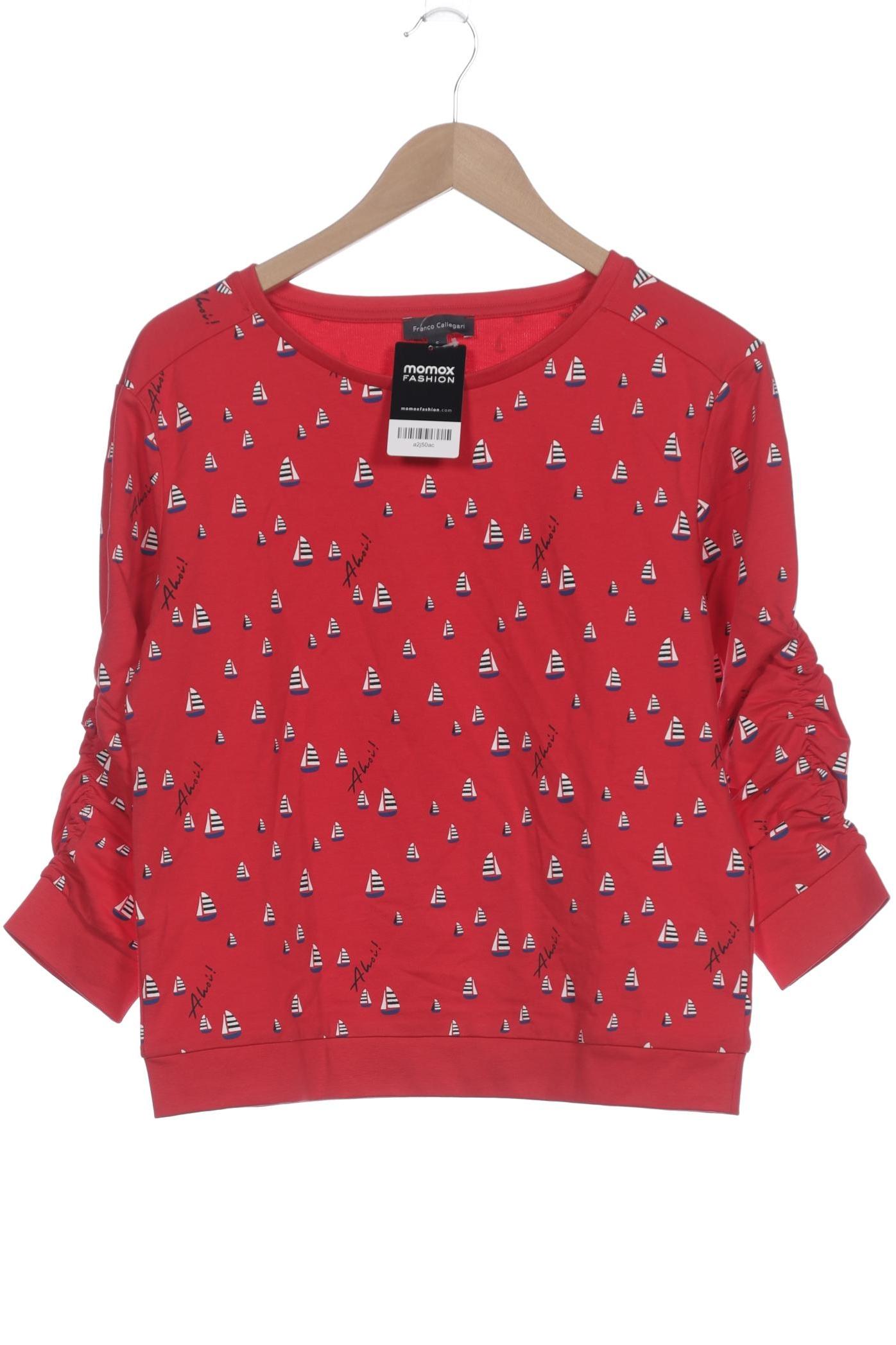 

Franco Callegari Damen Langarmshirt, rot, Gr. 36