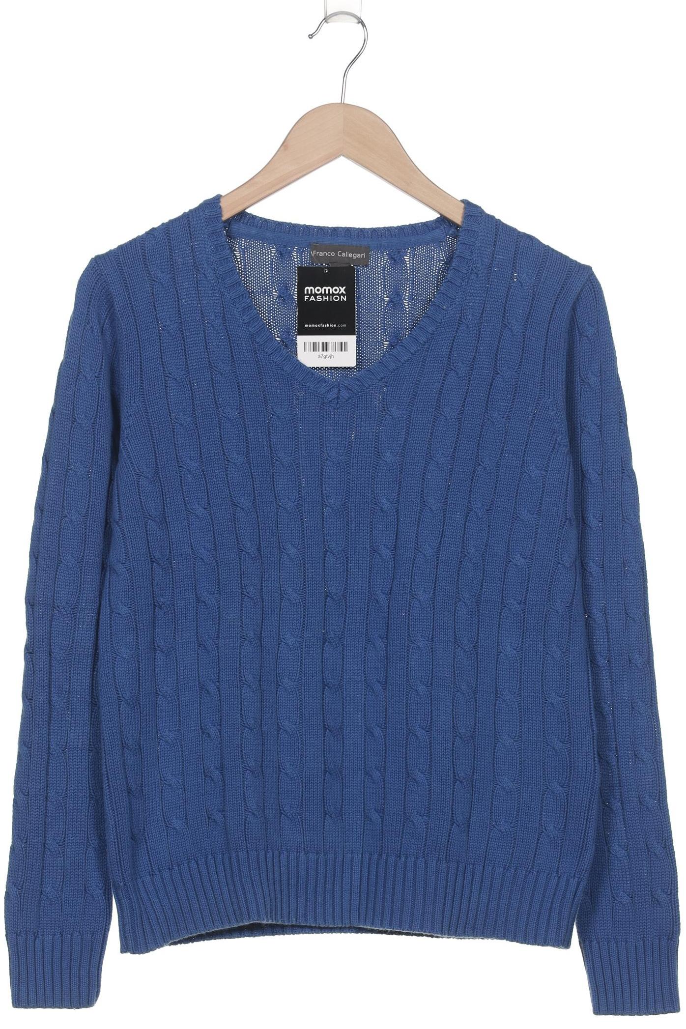 

Franco Callegari Damen Pullover, blau, Gr. 42