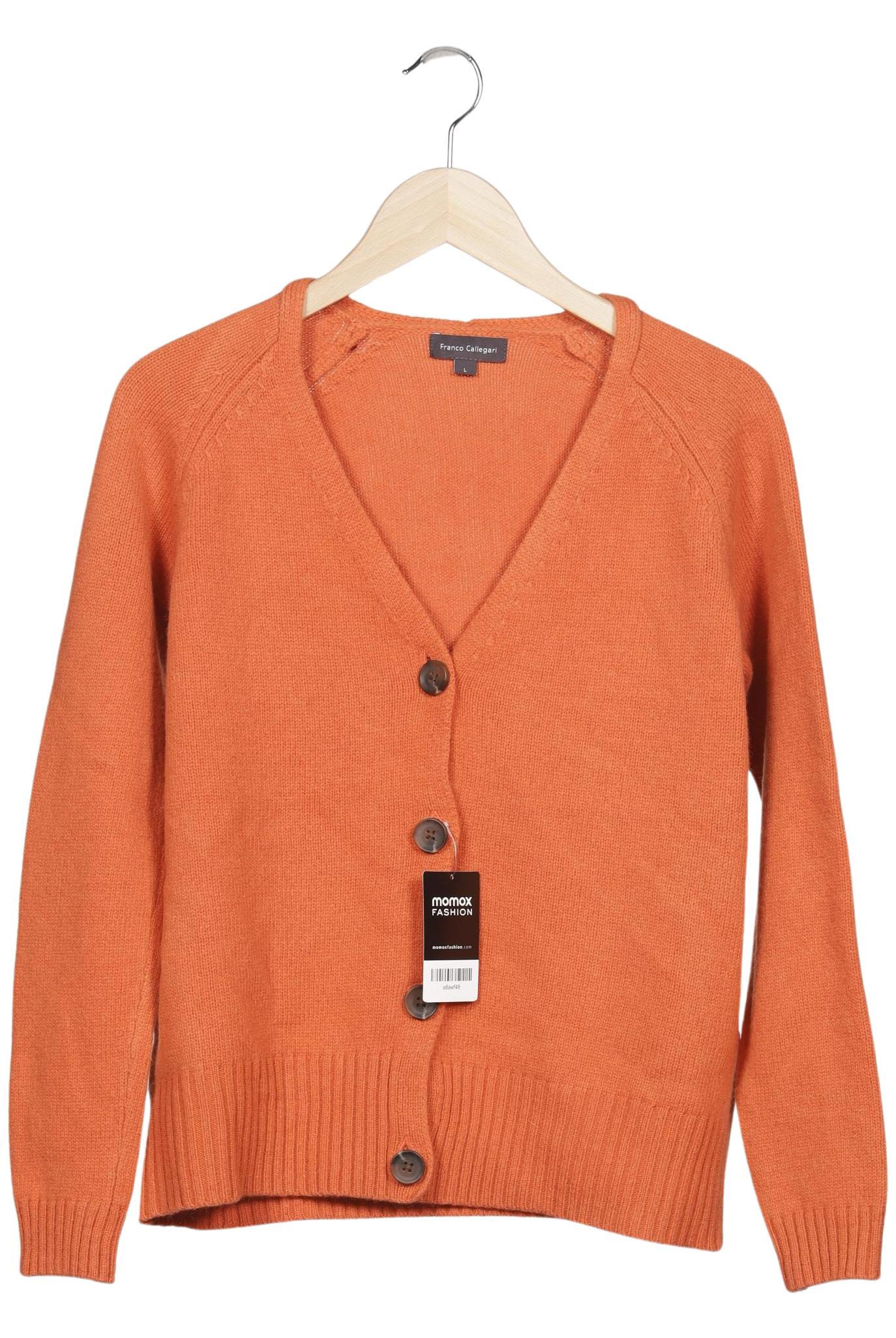 

Franco Callegari Damen Strickjacke, orange, Gr. 42