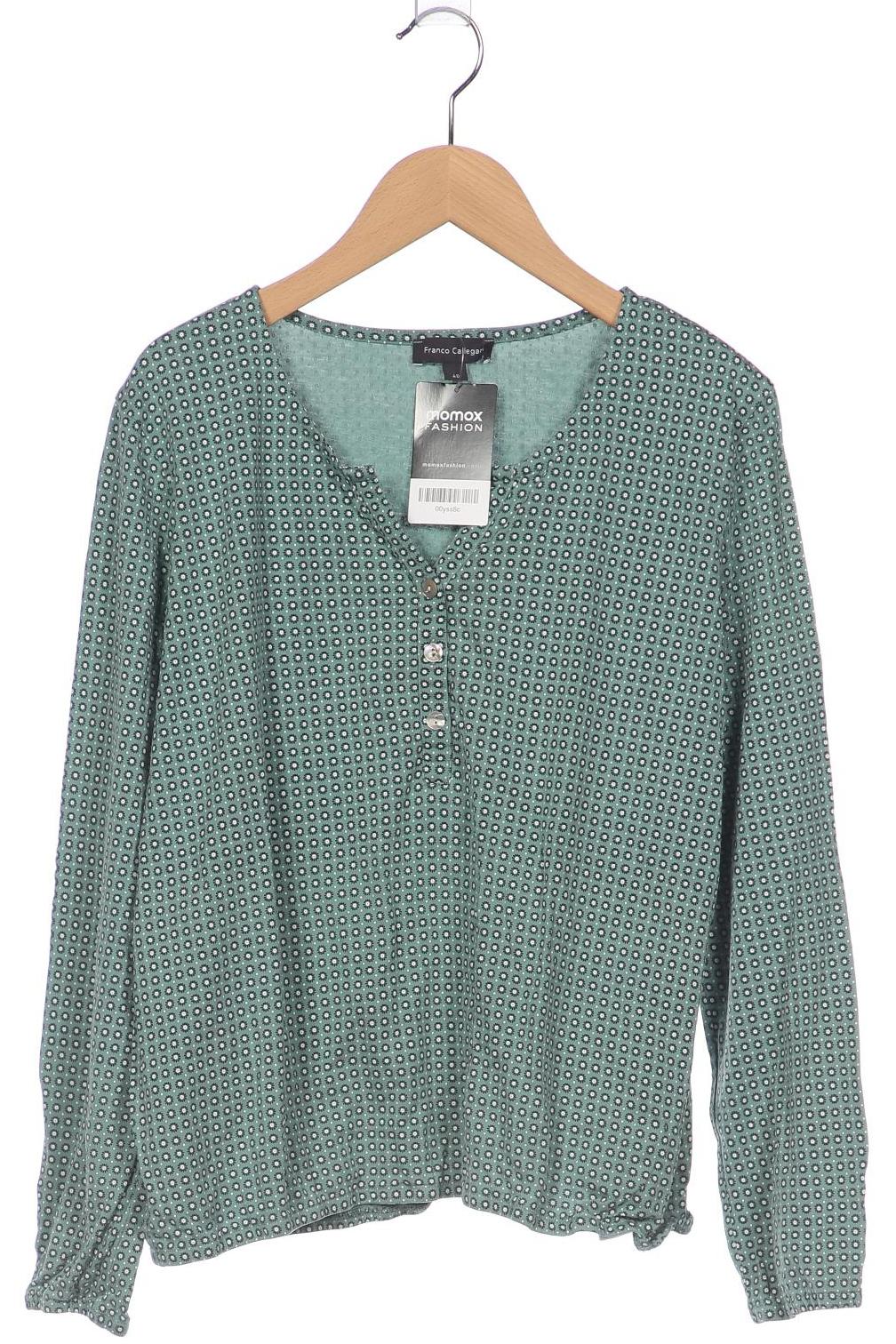 

Franco Callegari Damen Langarmshirt, türkis, Gr. 40
