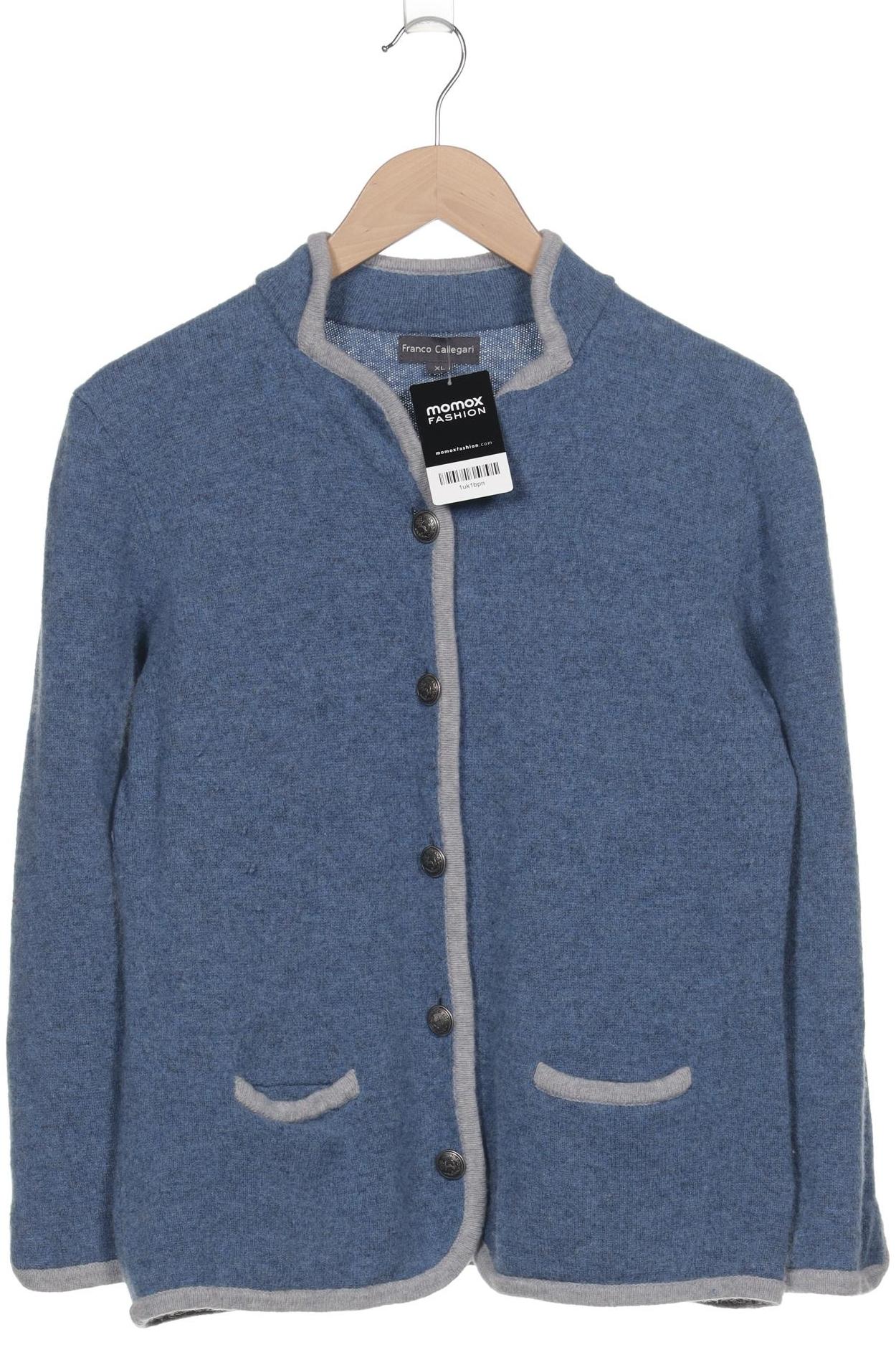 

Franco Callegari Damen Strickjacke, blau, Gr. 44