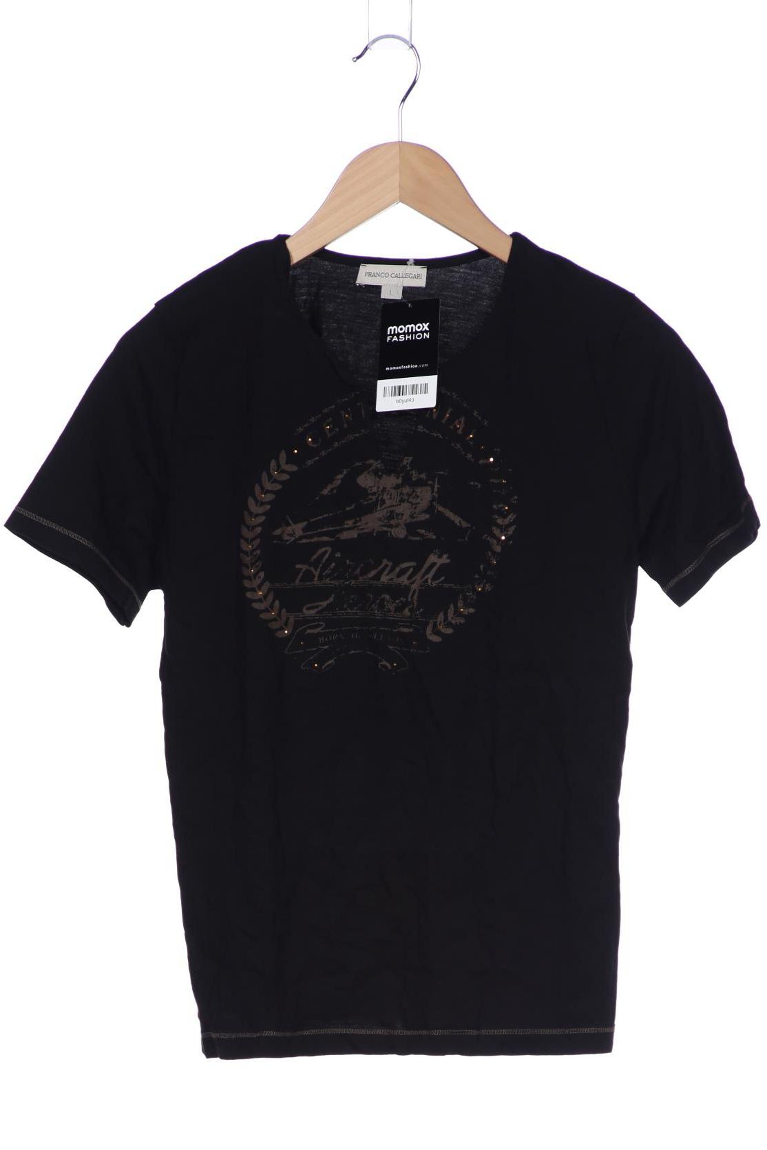 

Franco Callegari Damen T-Shirt, schwarz, Gr. 42