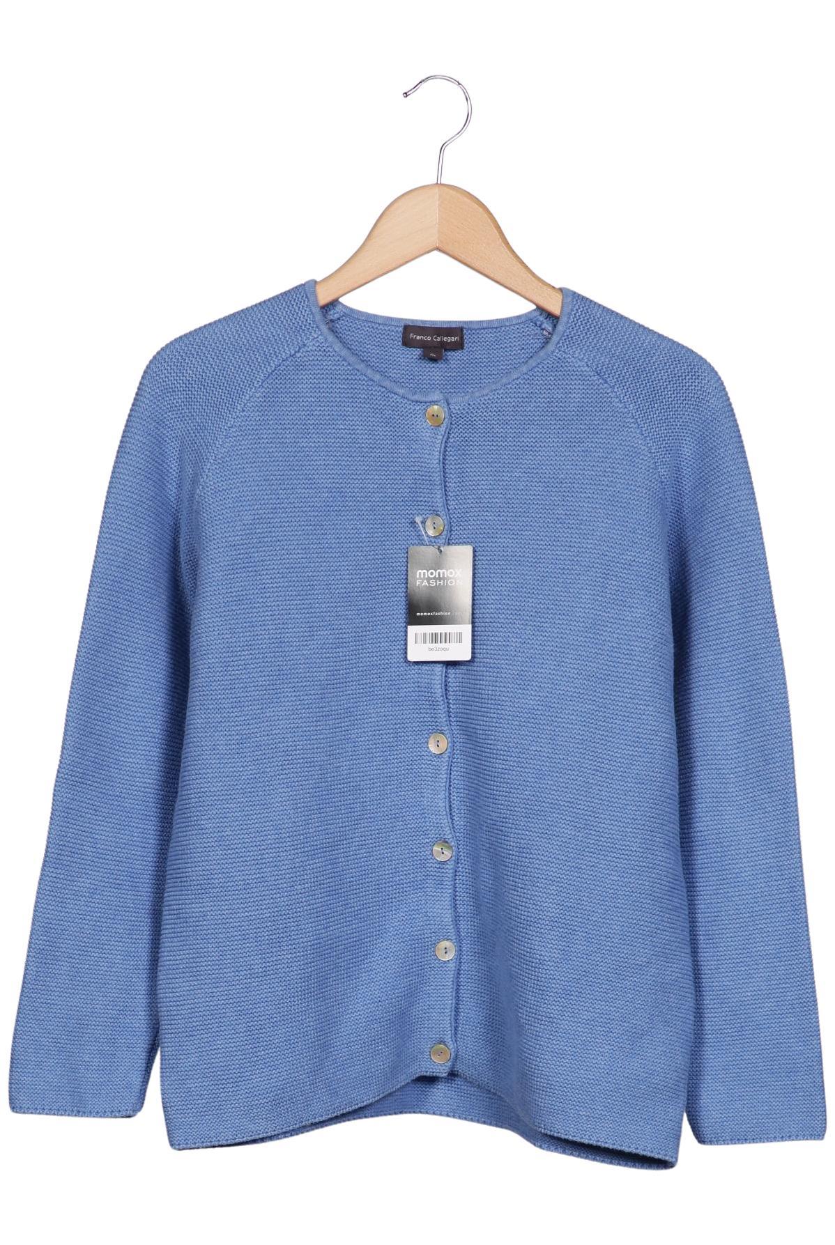 

Franco Callegari Damen Strickjacke, blau, Gr. 44
