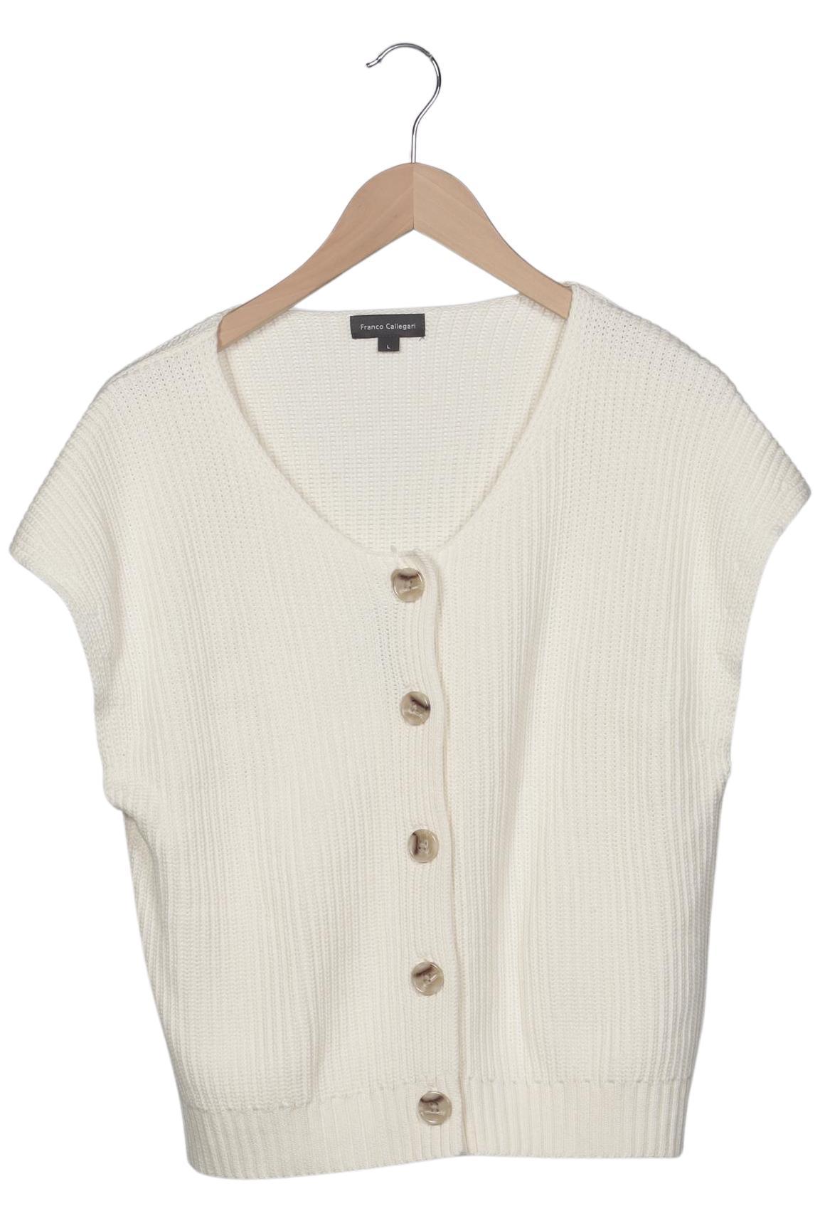 

Franco Callegari Damen Strickjacke, cremeweiß, Gr. 42