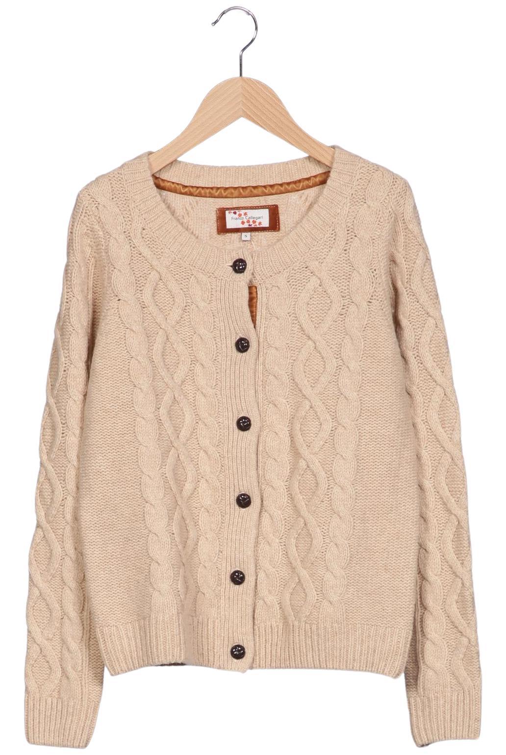 

Franco Callegari Damen Strickjacke, beige, Gr. 36