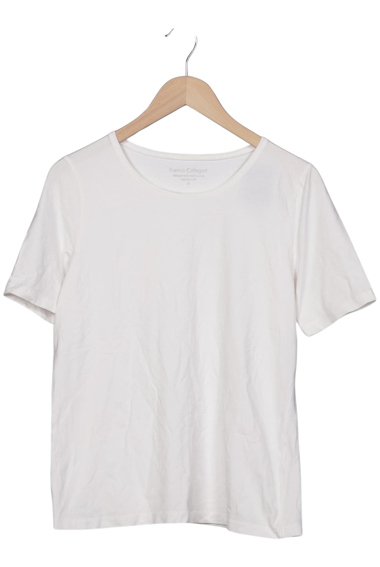 

Franco Callegari Damen T-Shirt, weiß, Gr. 44