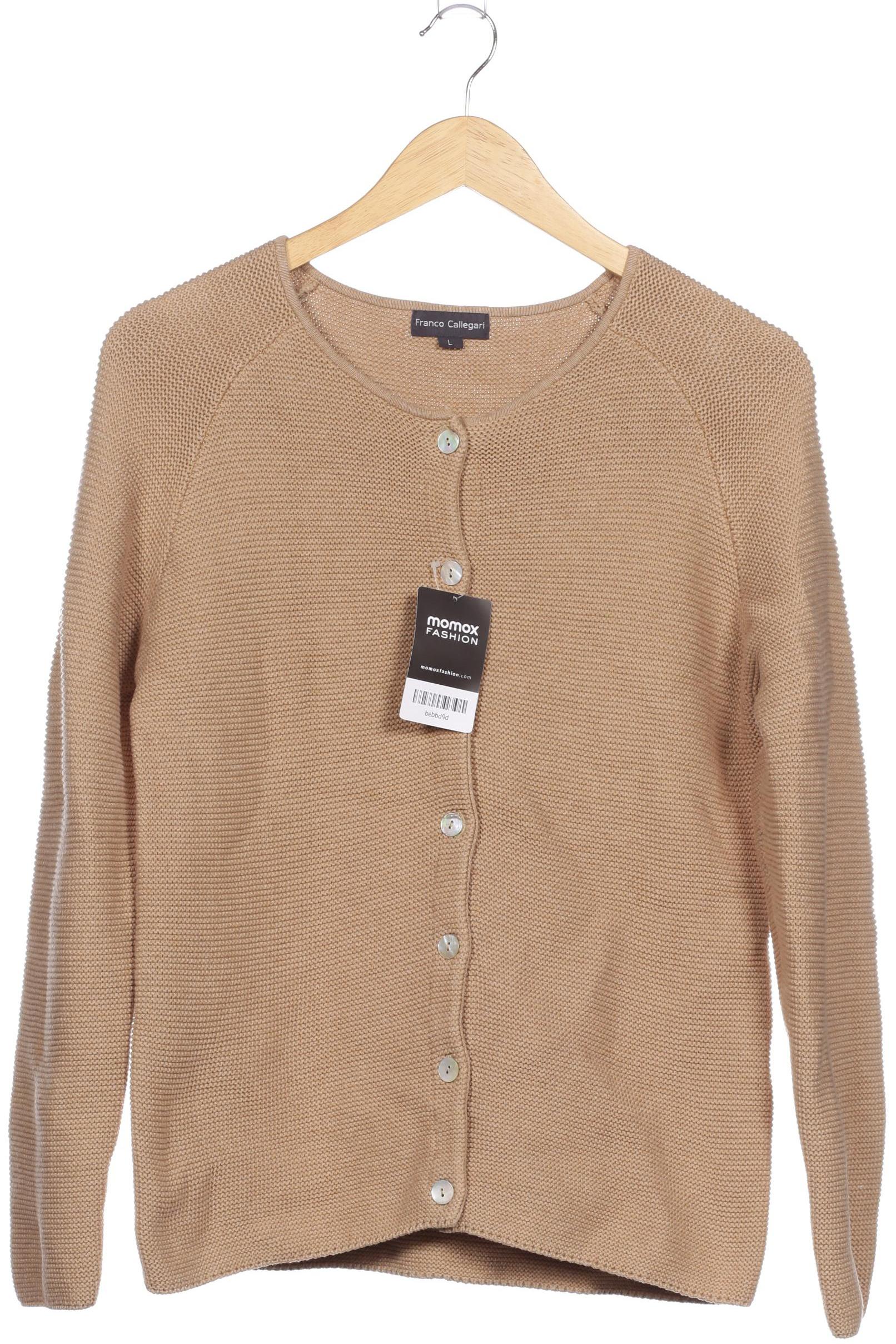 

Franco Callegari Damen Strickjacke, beige, Gr. 42