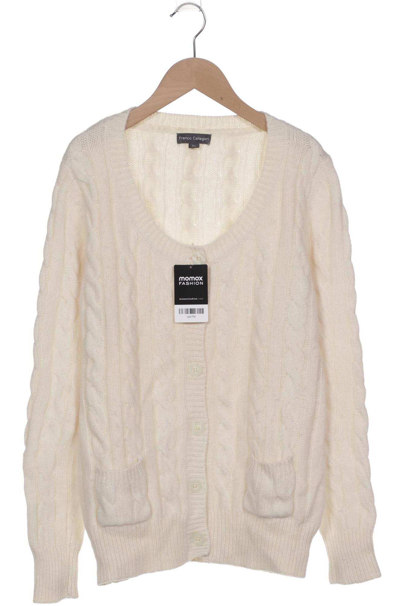 

Franco Callegari Damen Strickjacke, cremeweiß, Gr. 44