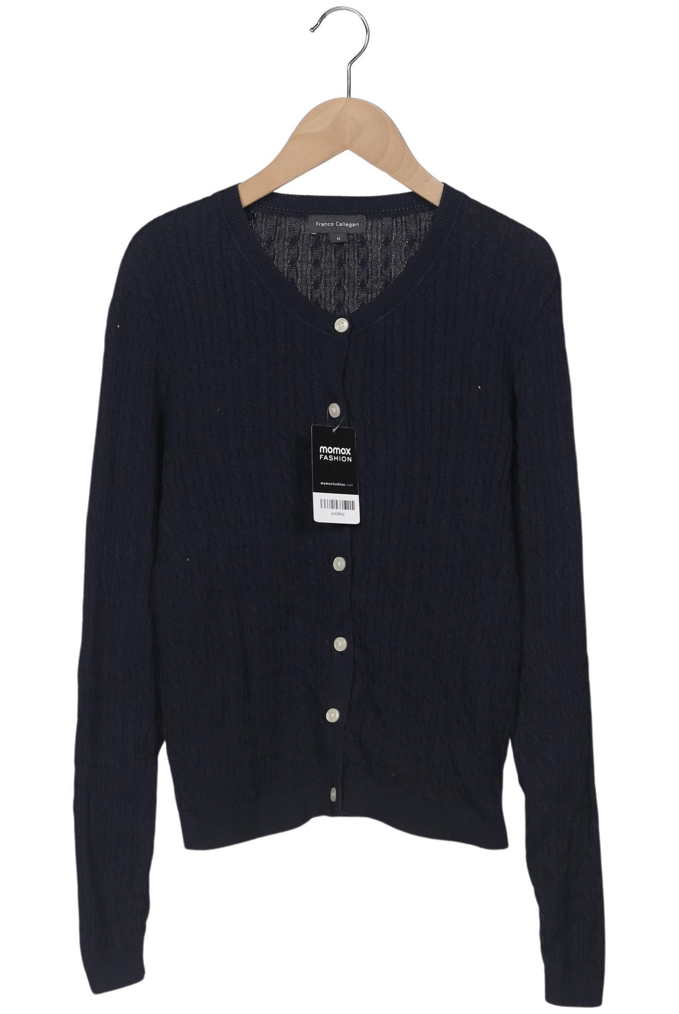 

Franco Callegari Damen Strickjacke, marineblau, Gr. 38
