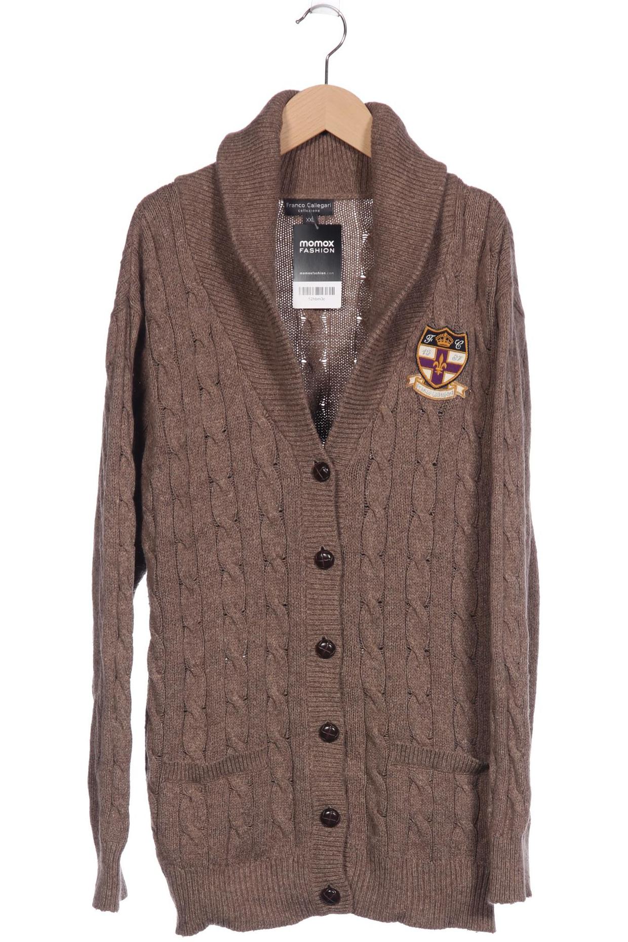 

Franco Callegari Damen Strickjacke, braun, Gr. 46