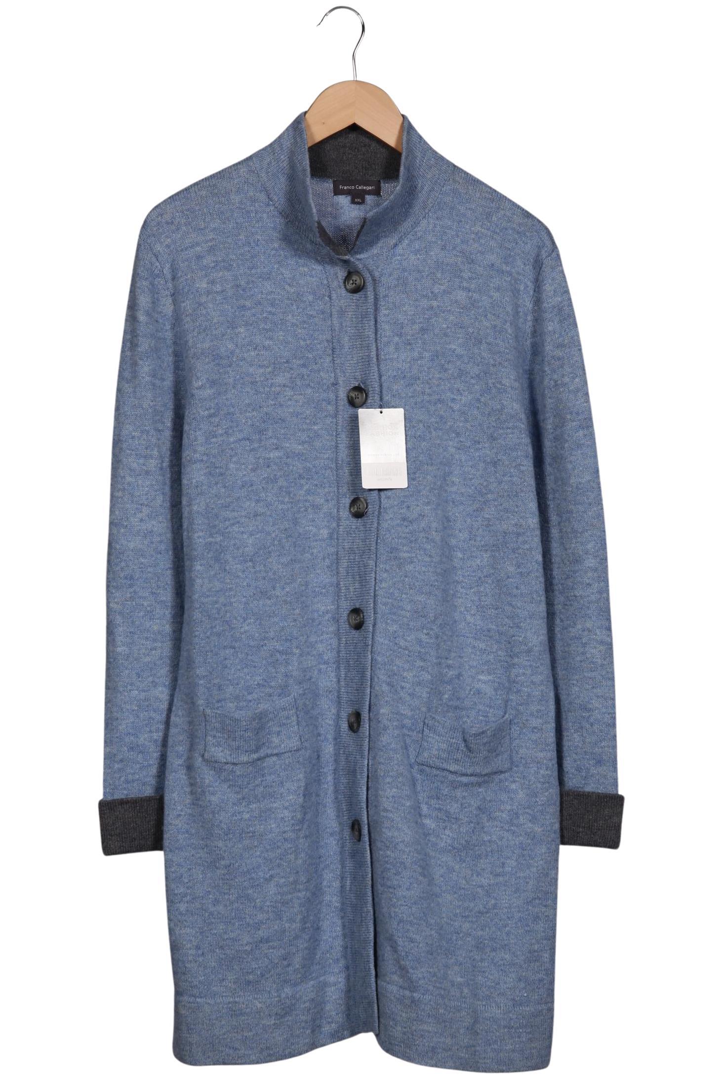 

Franco Callegari Damen Strickjacke, blau, Gr. 46