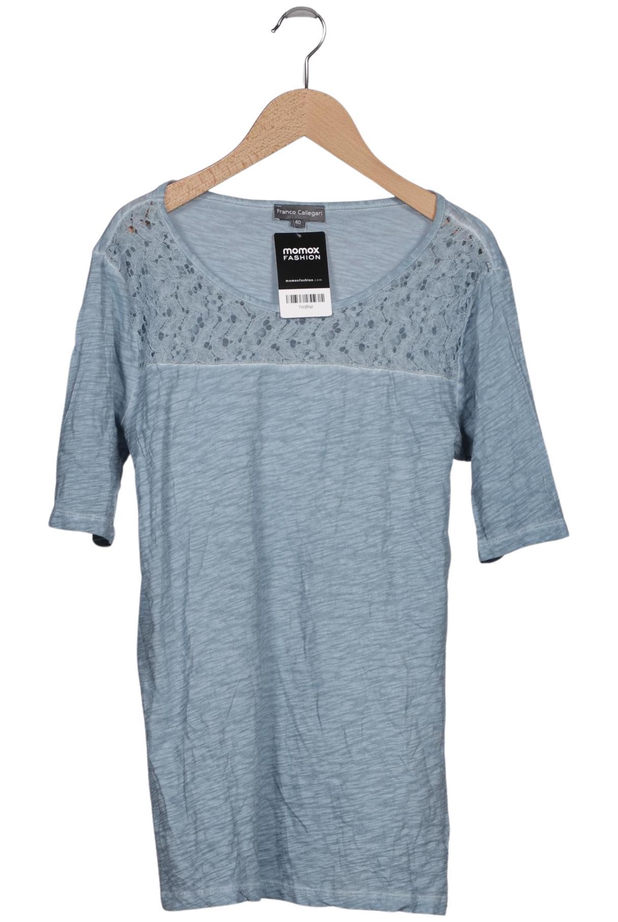 

Franco Callegari Damen T-Shirt, blau, Gr. 40