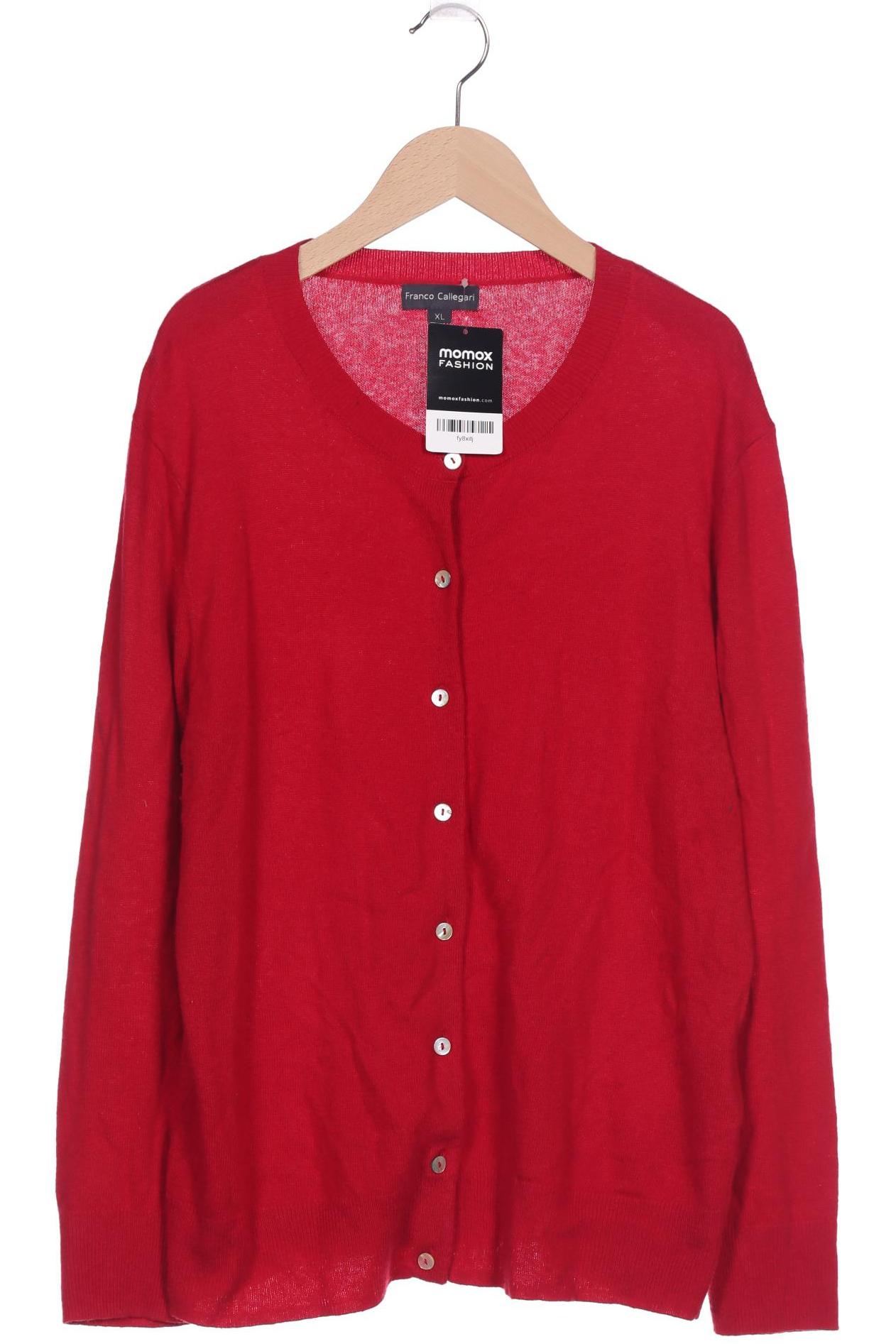 

Franco Callegari Damen Strickjacke, rot, Gr. 44