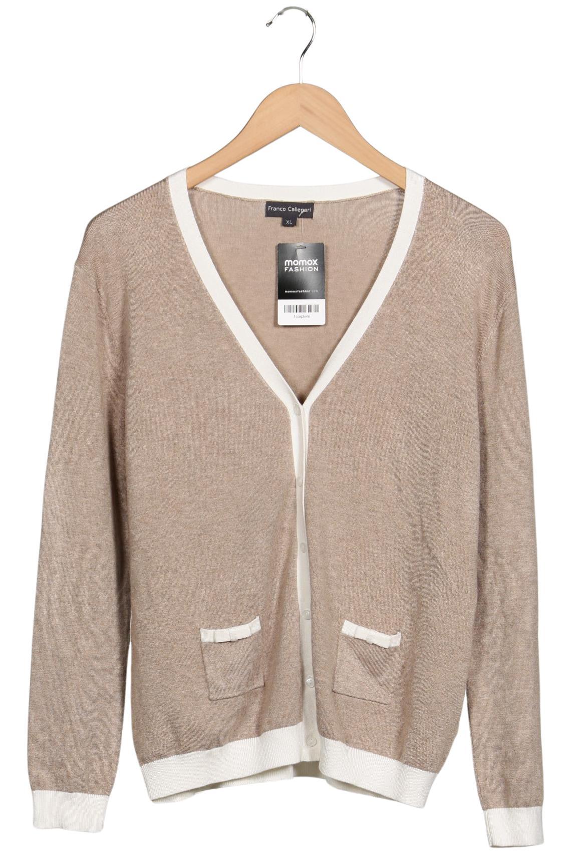 

Franco Callegari Damen Strickjacke, braun, Gr. 44
