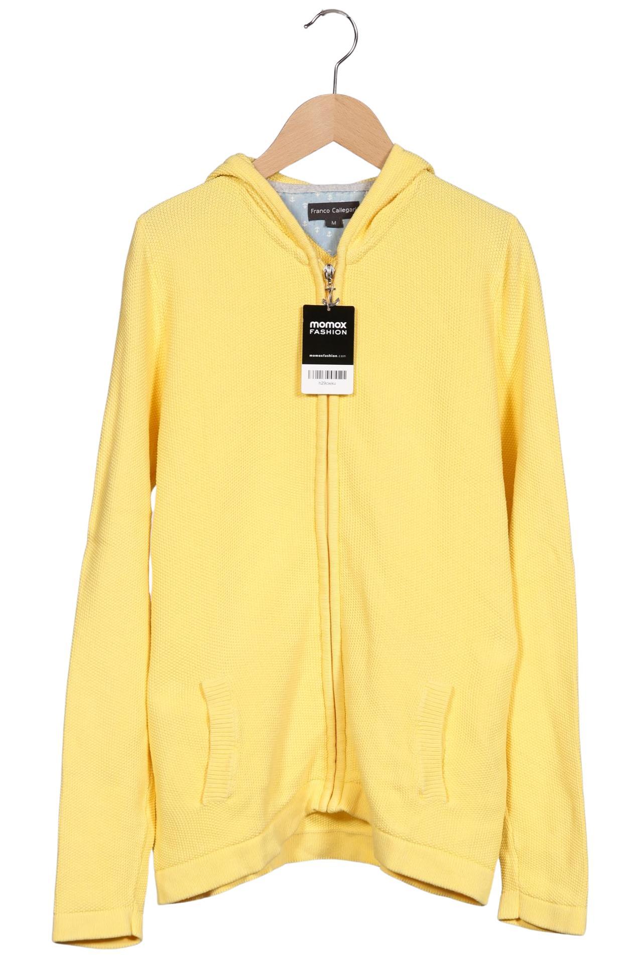 

Franco Callegari Damen Strickjacke, gelb, Gr. 38