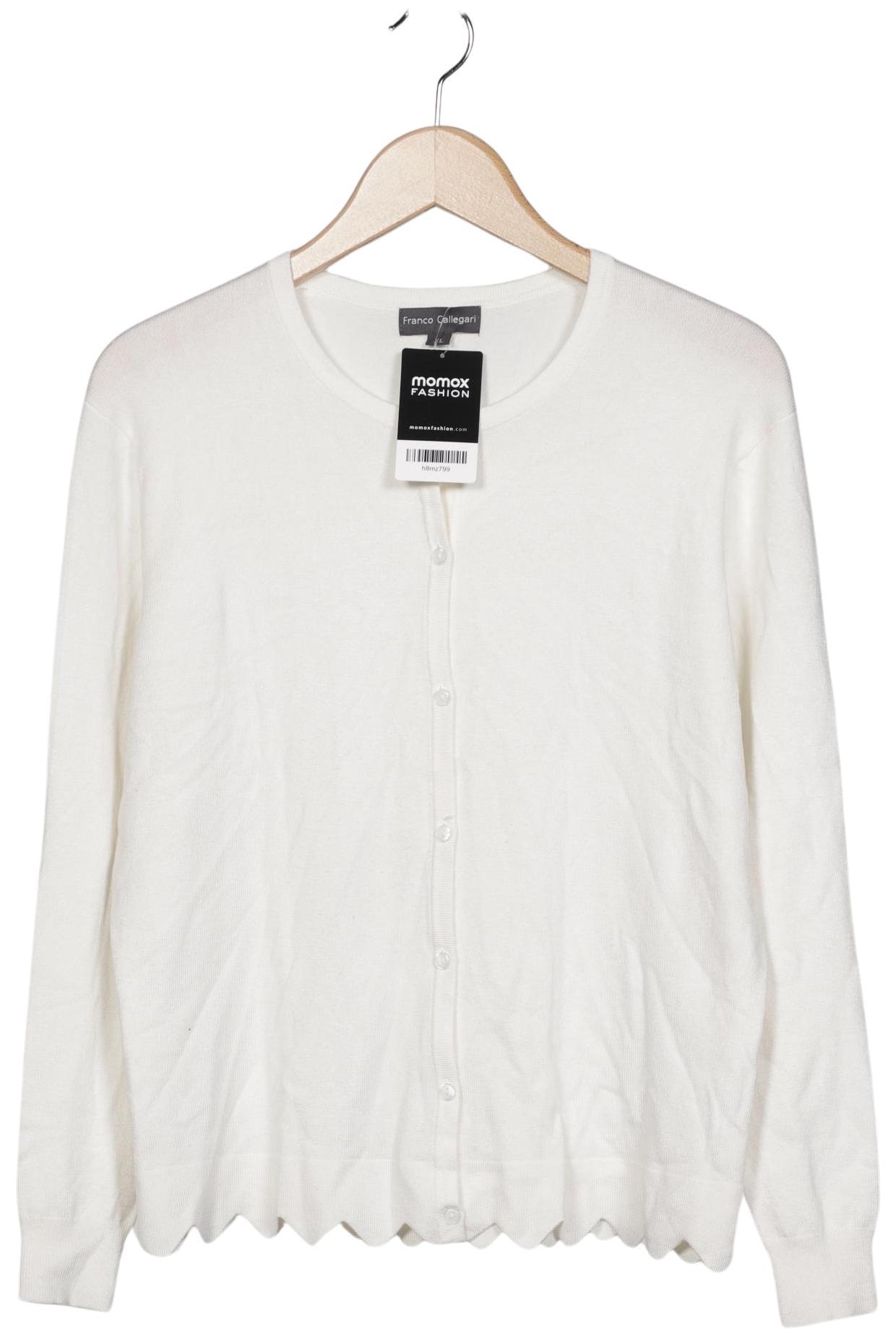 

Franco Callegari Damen Strickjacke, weiß, Gr. 44